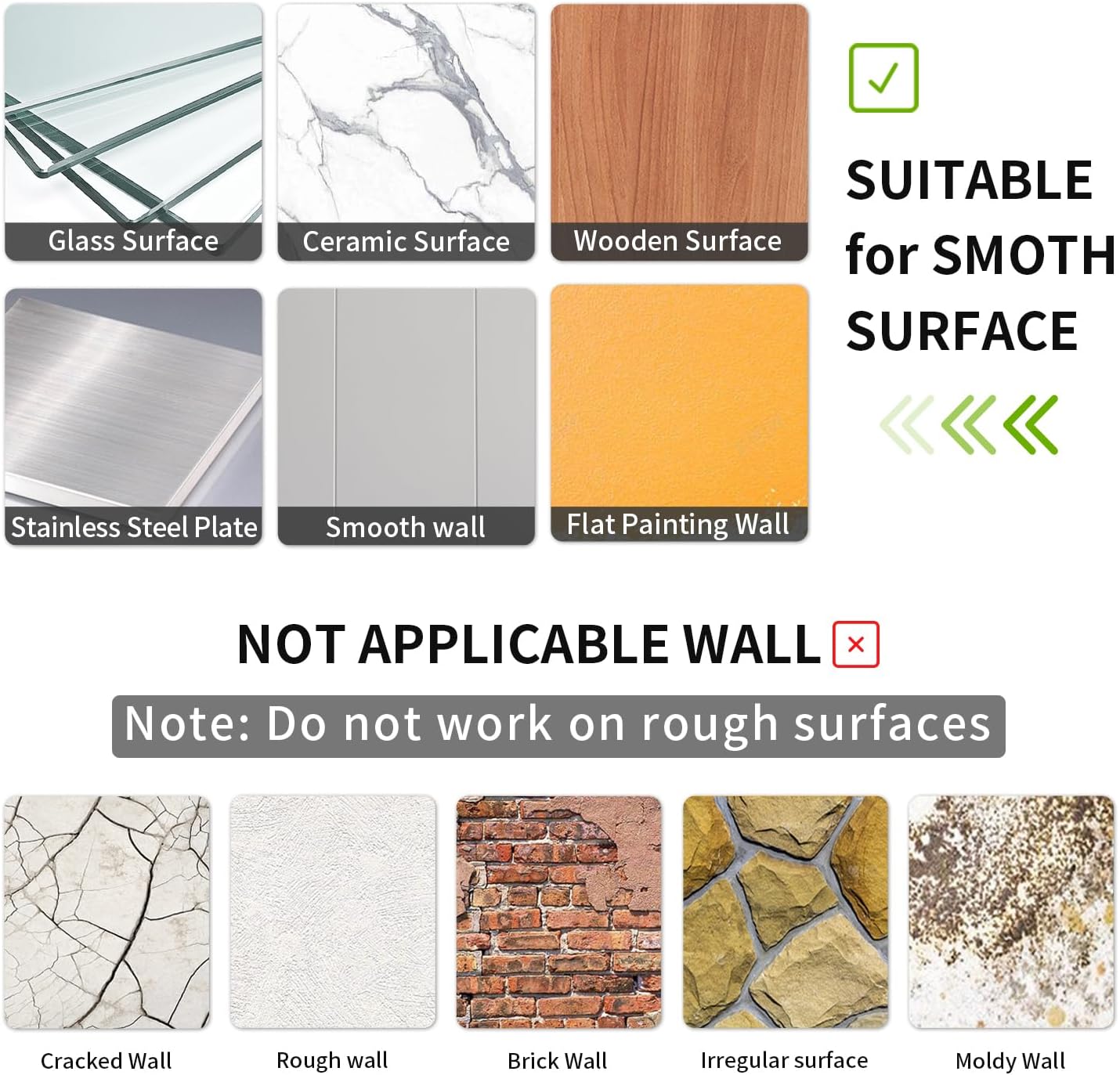 Peel and Stick Backsplash Wall Tiles / Brown / 6 x 6 / Set of 20