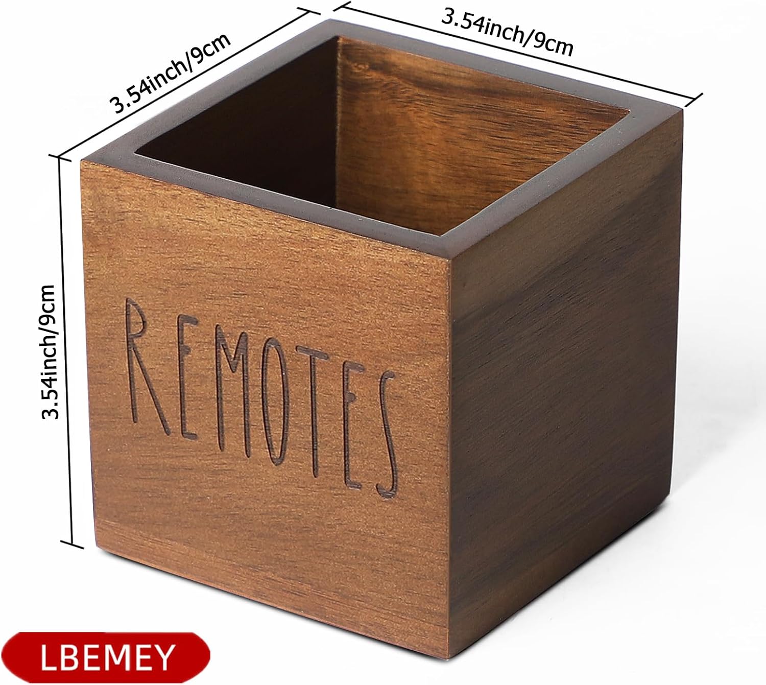 TV Remote Holder / Brown / S,for 2 or 3 Remote Controls