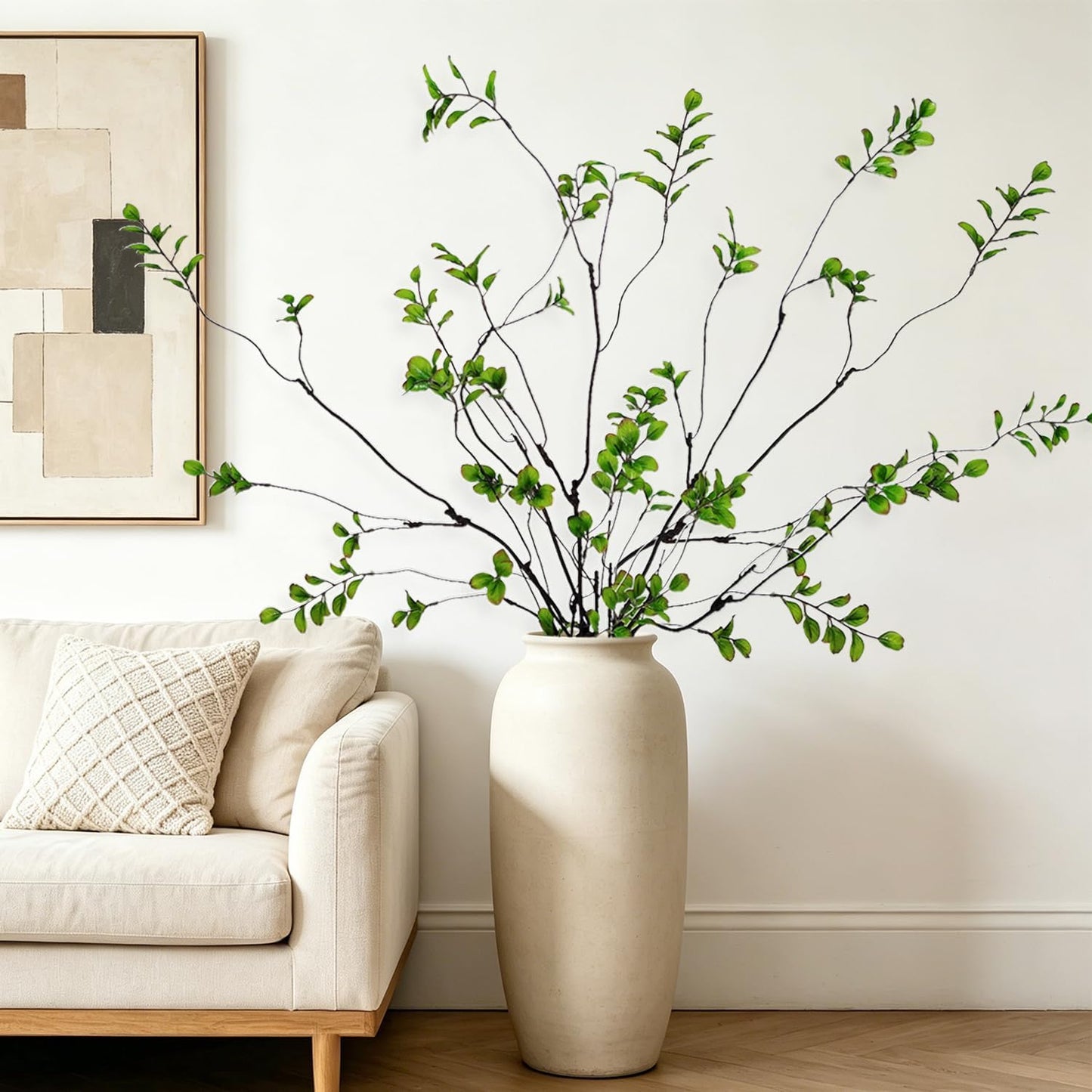Artificial Ficus Branches for Vase / 38.5 Inch / Set of 5