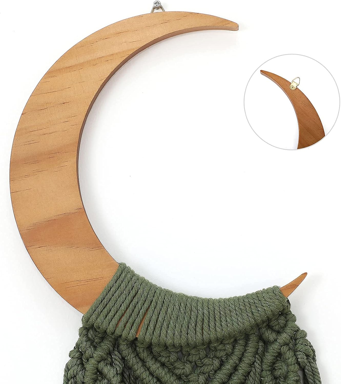Handmade Unique Wood / Olive Green
