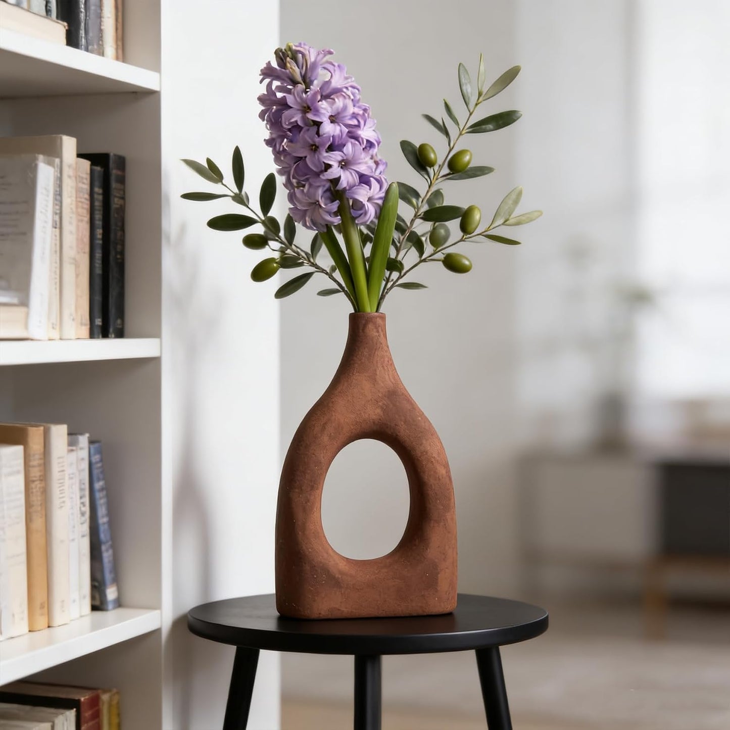 Large Boho Ceramic Floor Vase