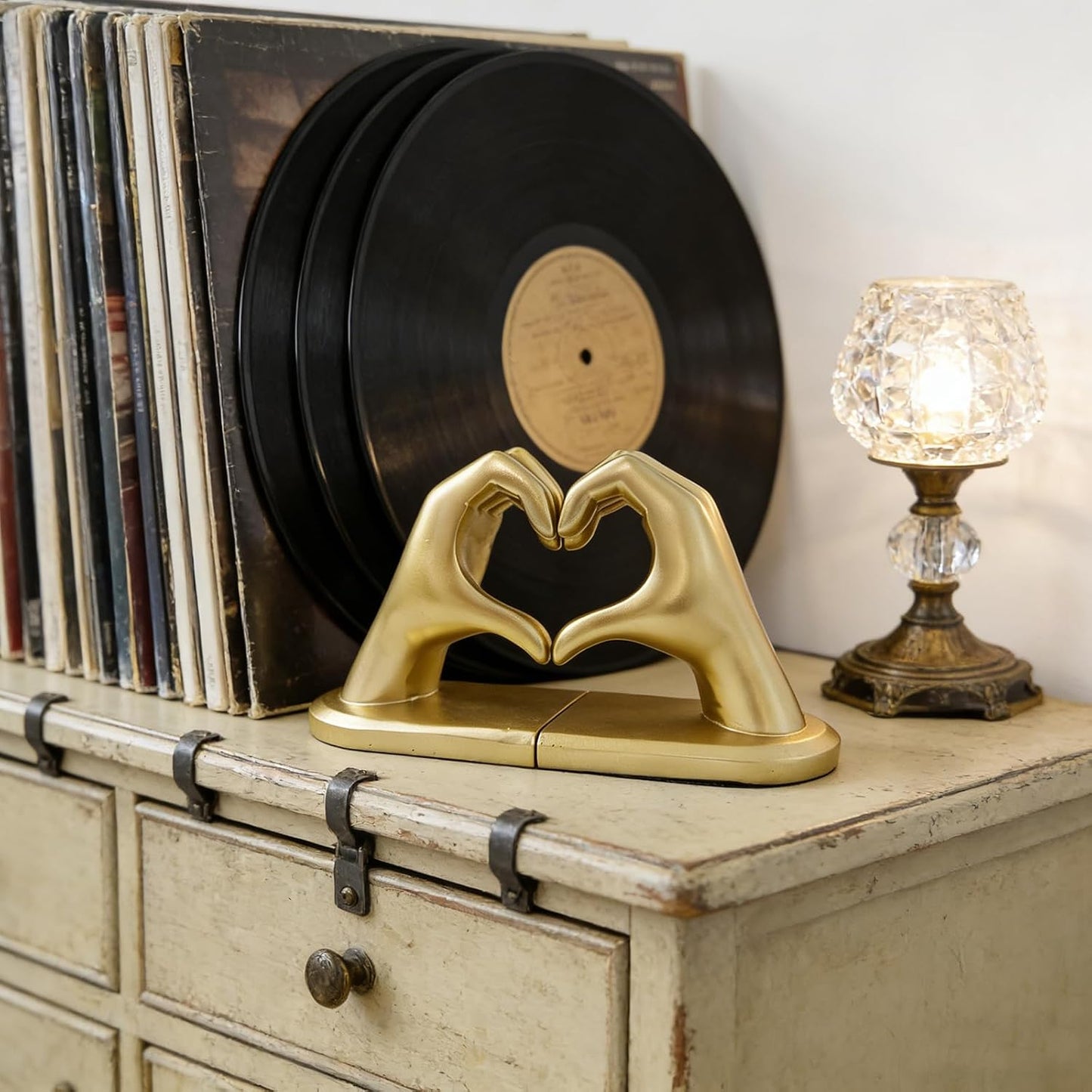 Bookends / Non-Skid Bookend / Medium / Golden / Gold