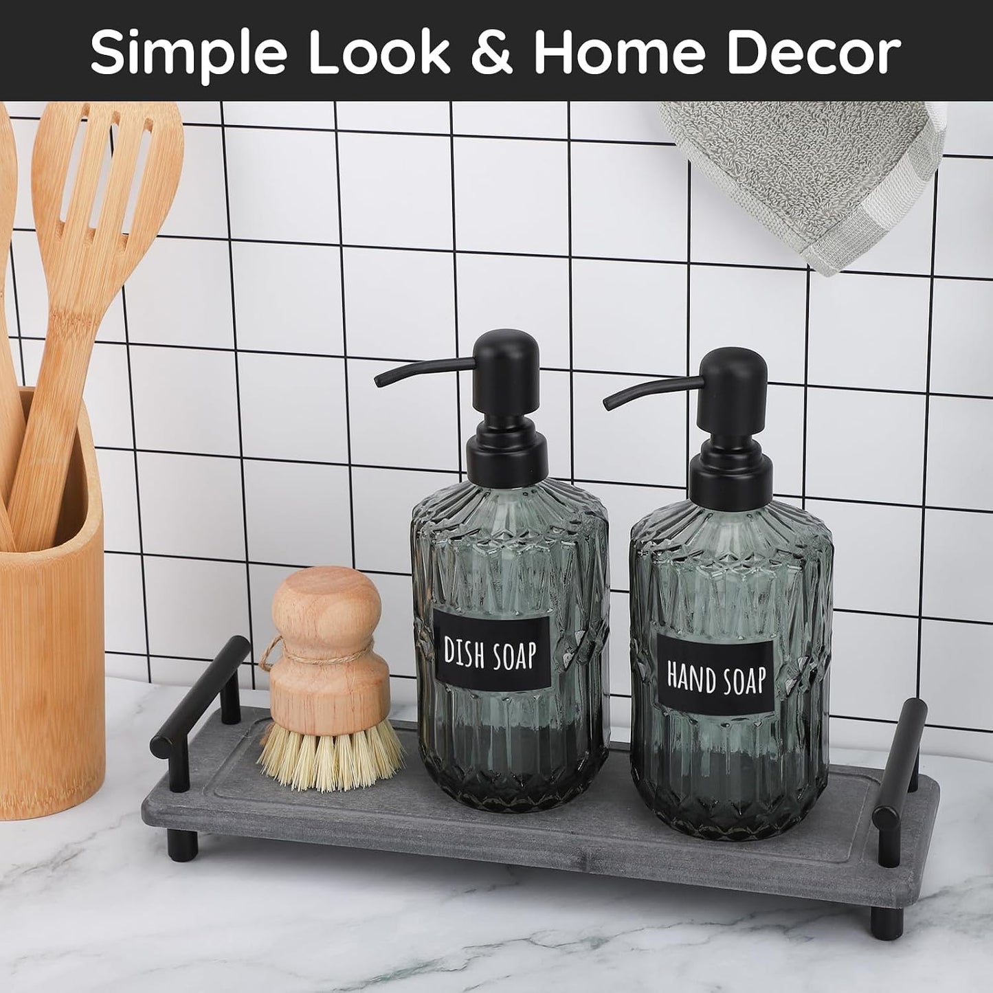 in Kitchen Sink Organizer / Gray / 12.2 x 3.9 x 2.5