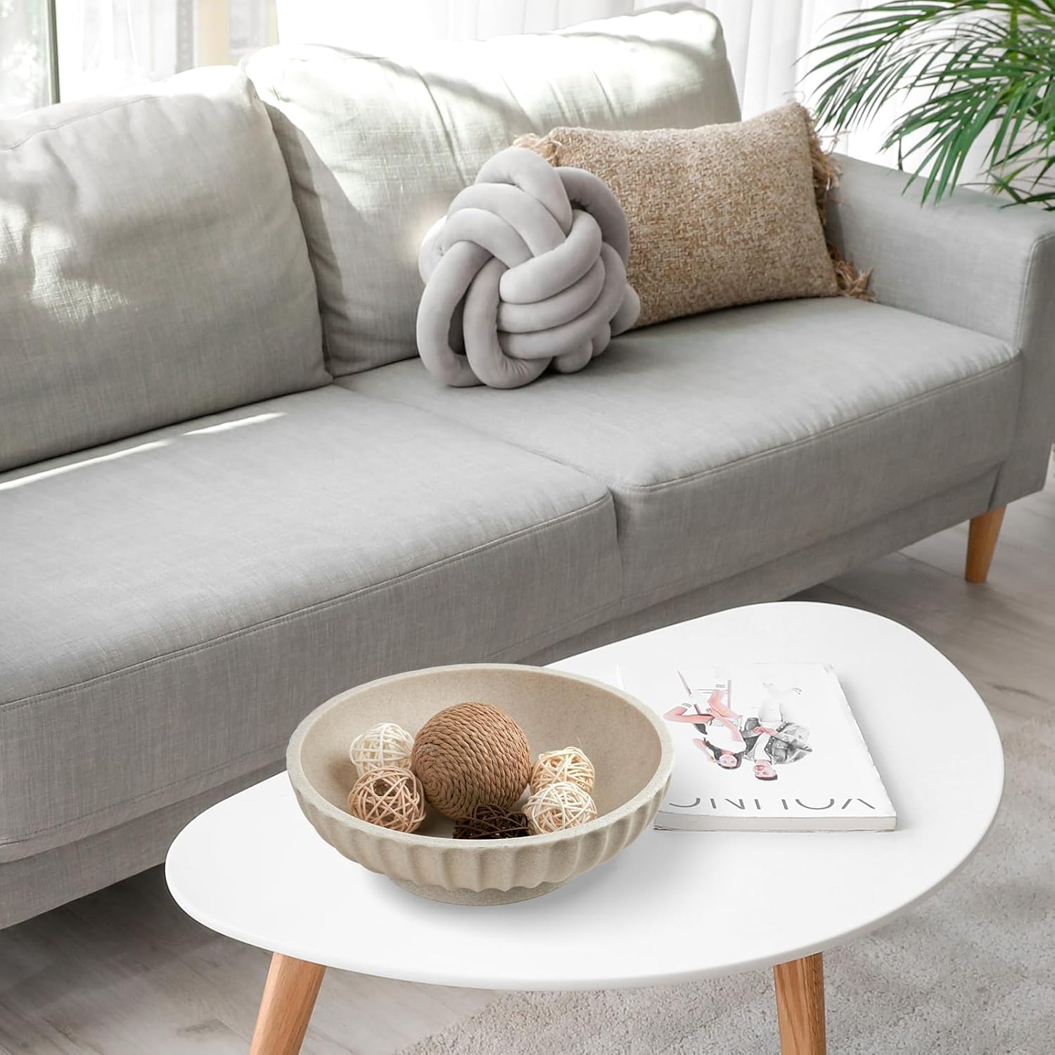 Modern Decorative Bowl / Beige