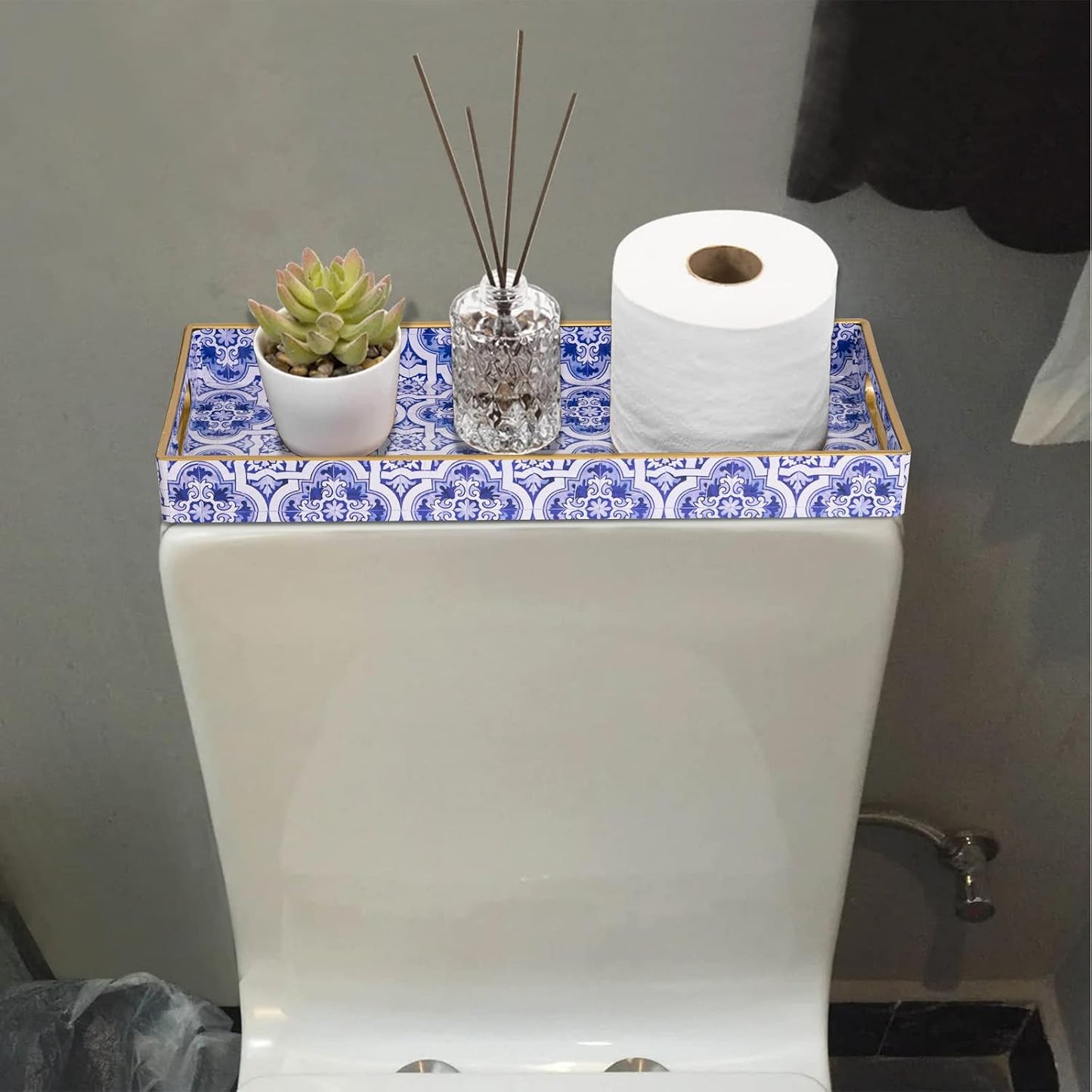 Long Narrow Trays / Blue-moroccan