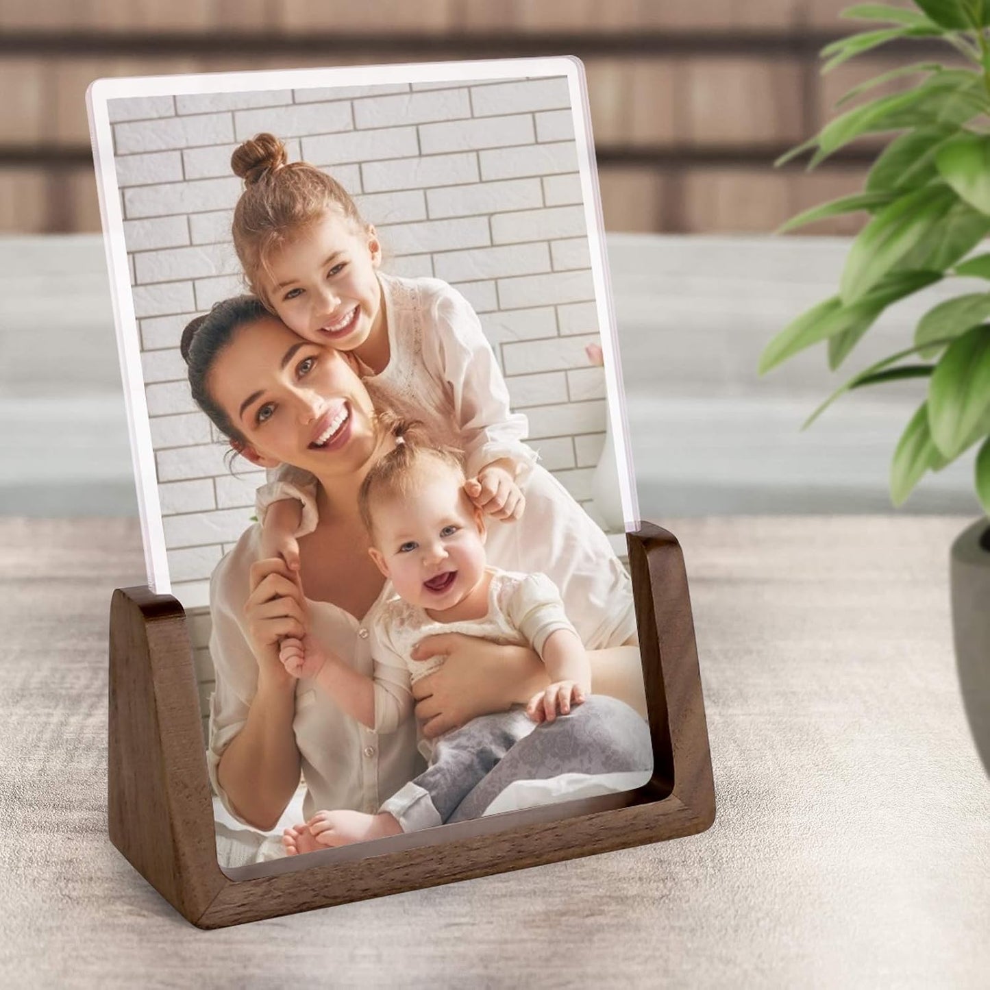 Rustic Wood Picture Frames / Vertical + Vertical / 4 x 6 / Set of 2