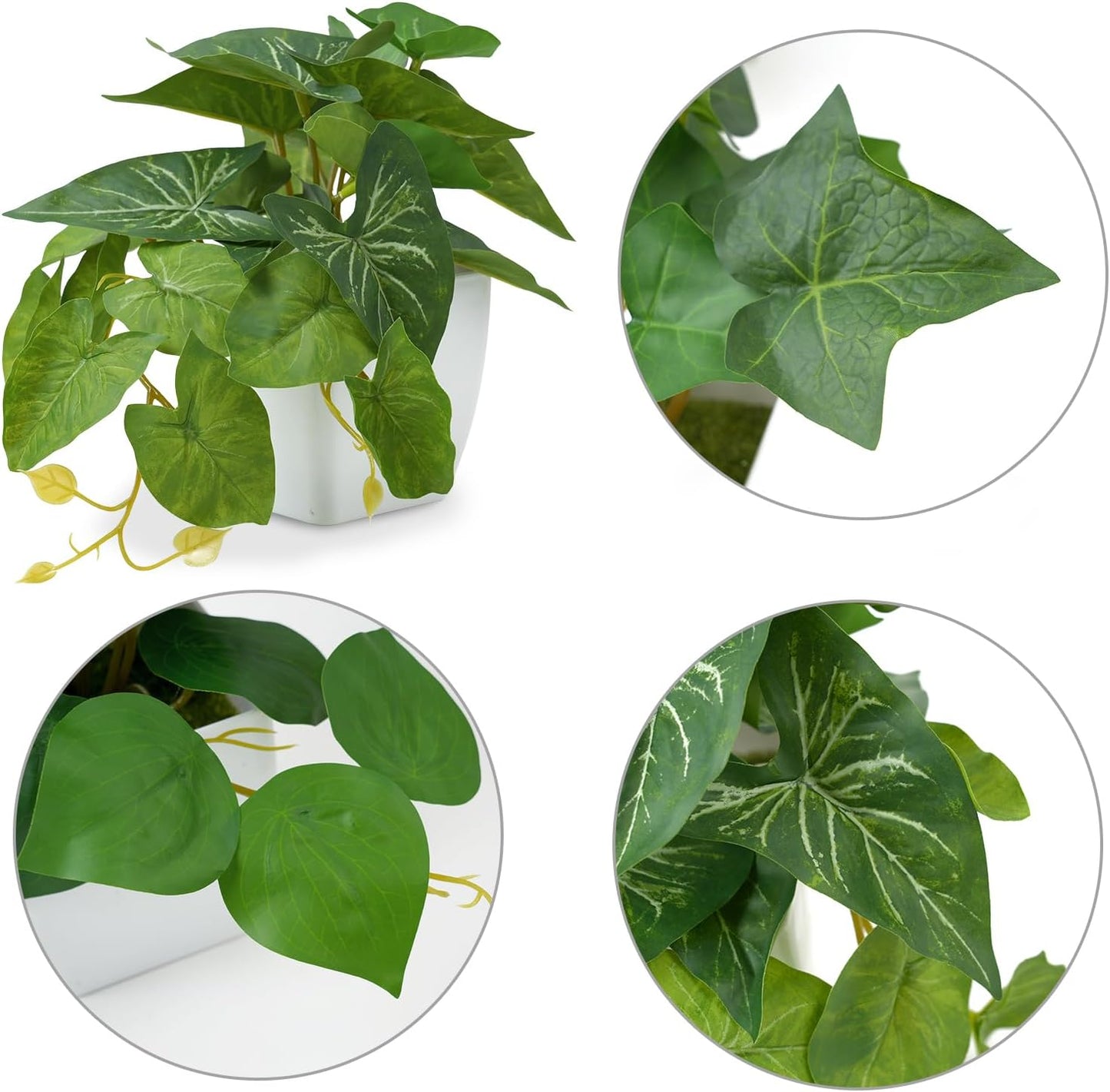Small Artificial Plants / White