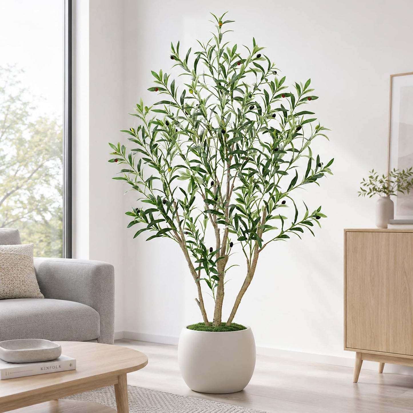 Tall Faux Tree / Olive / 5ft / 5 Inch