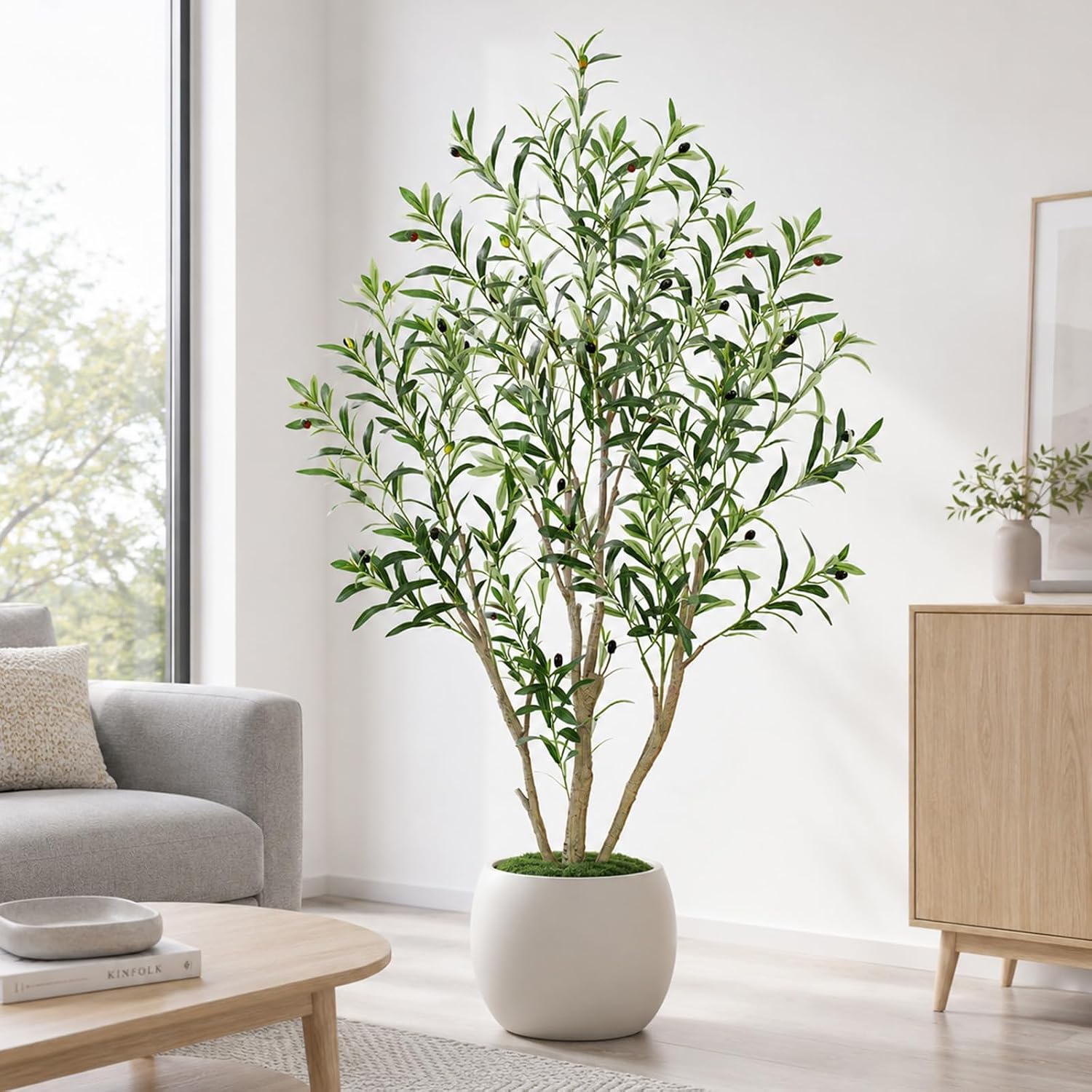 Tall Faux Tree / Olive / 5ft / 5 Inch