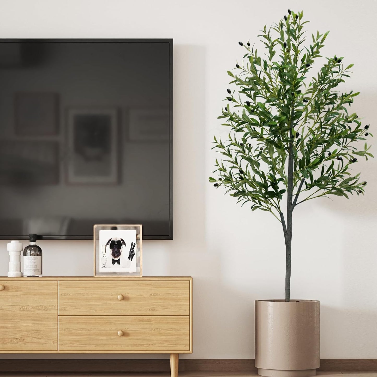 Artificial Plants Indoor / 6FT / Natural / 6 Inch