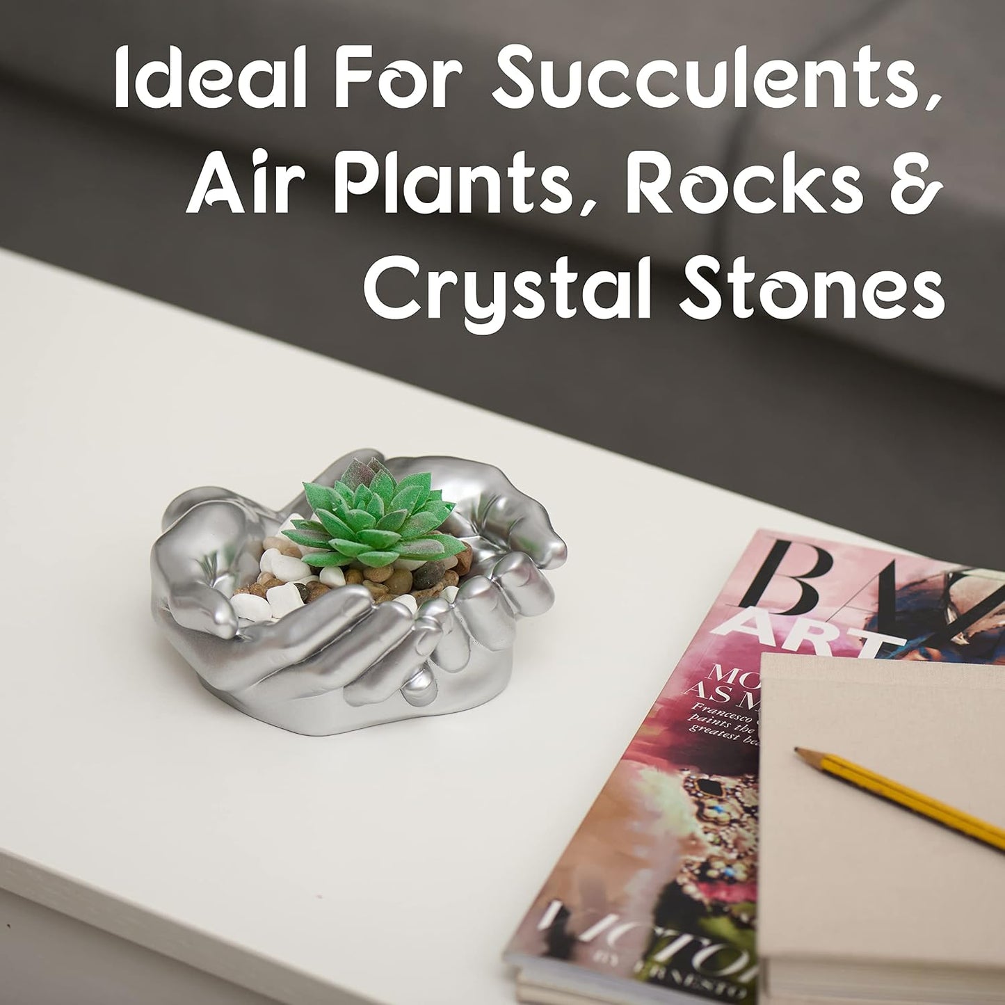 Crystal Holder Display / Silver