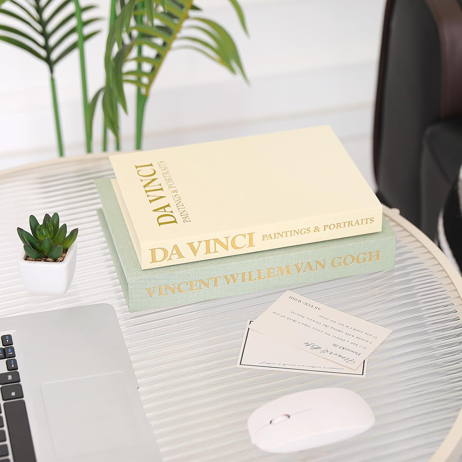 Faux Book Storage Boxes / Set of 2