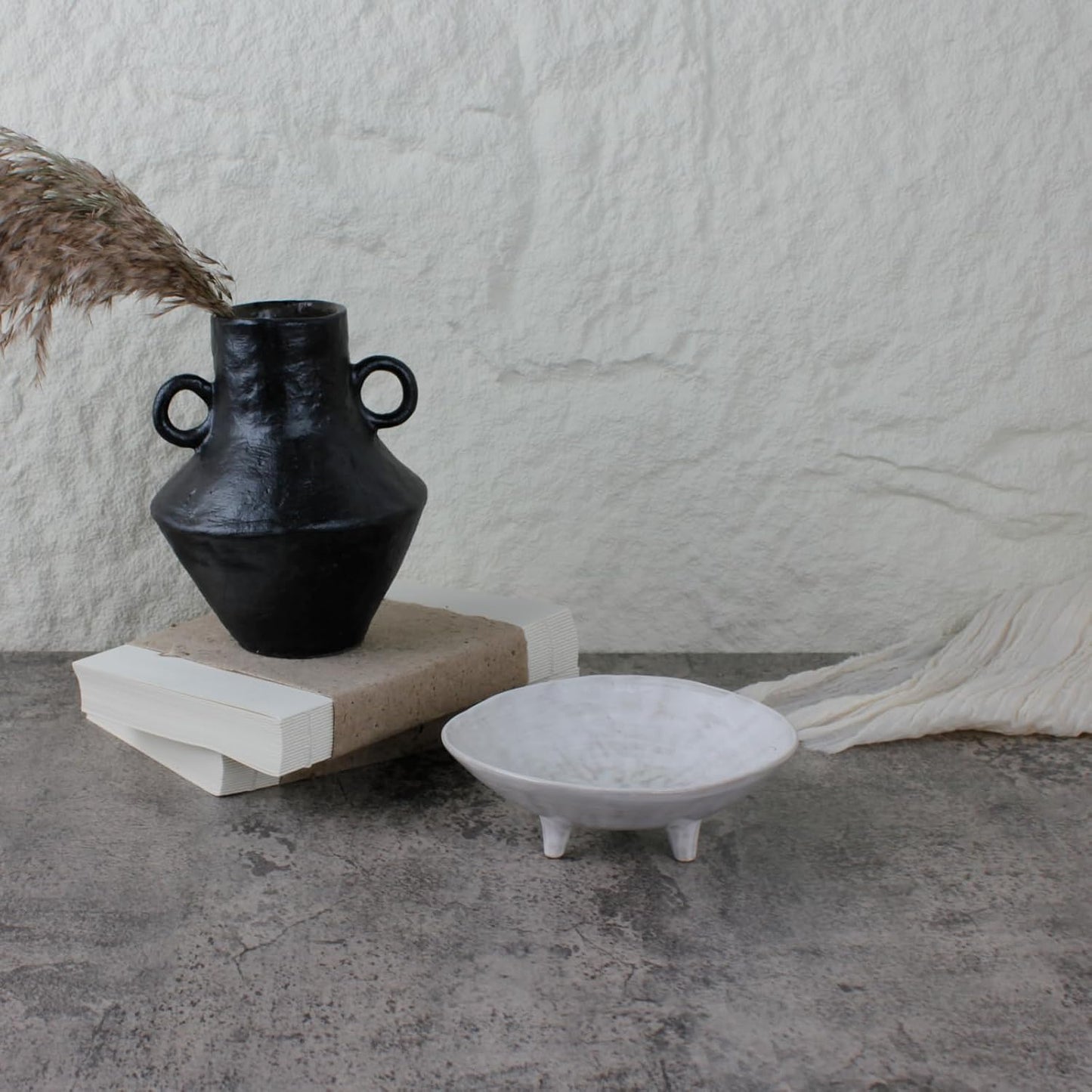 Multi-Purpose Small Ceramic Bowl / 6.1" DIA / Natural White