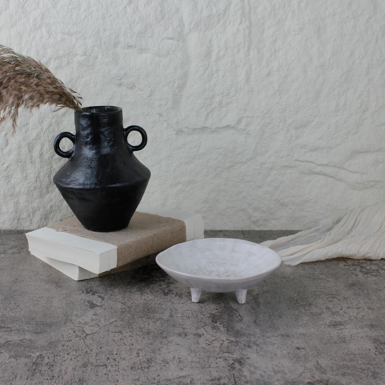 Multi-Purpose Small Ceramic Bowl / 6.1" DIA / Natural White