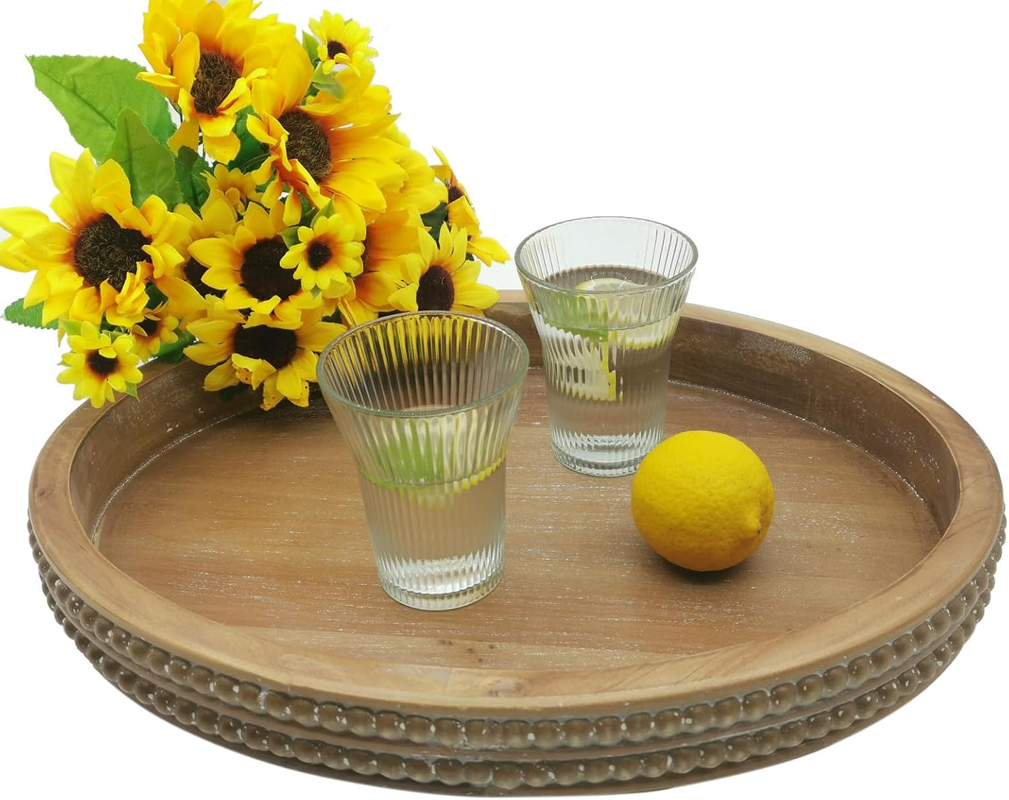 Oval Wooden Tray / Brown
