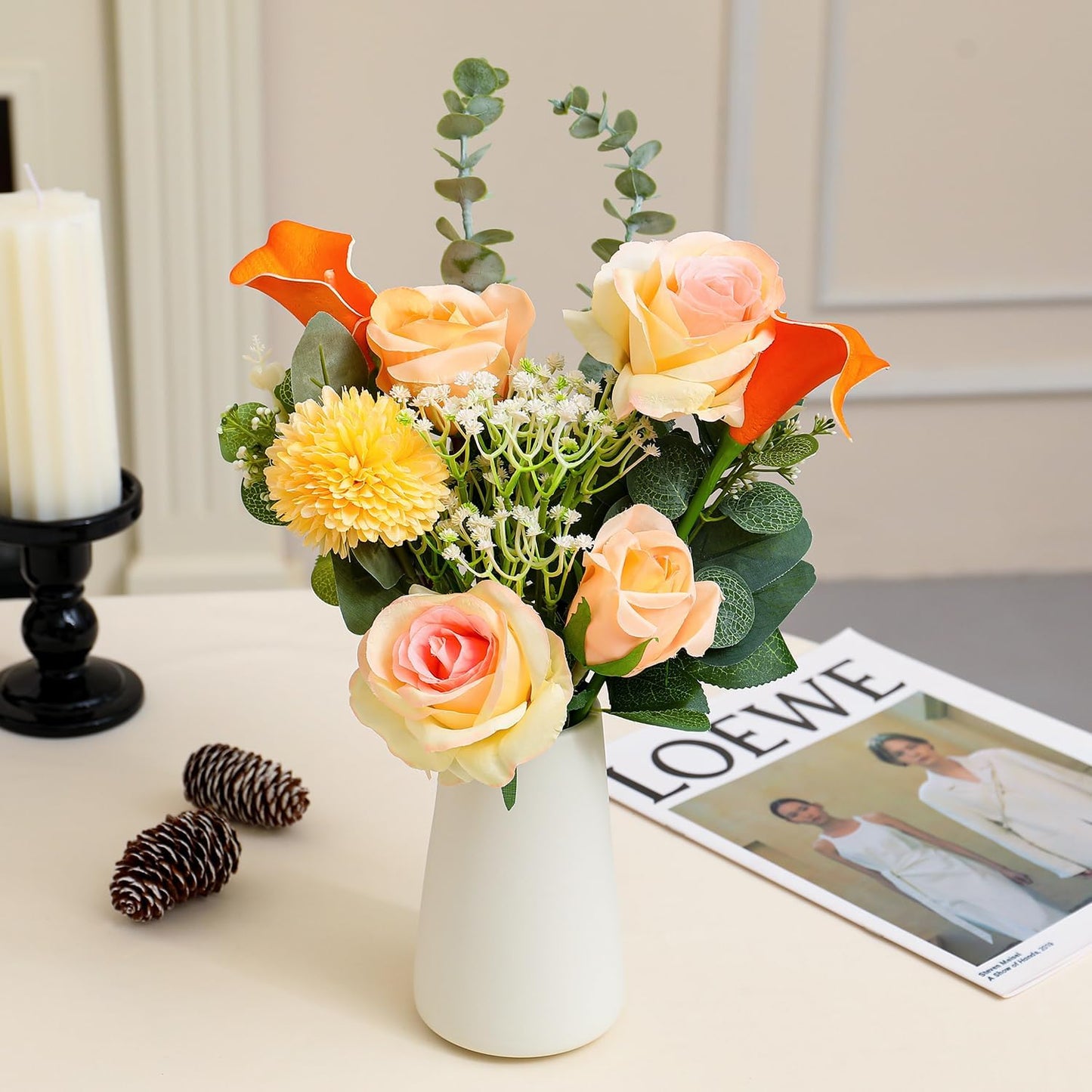 a Ceramic Vase / Champagne