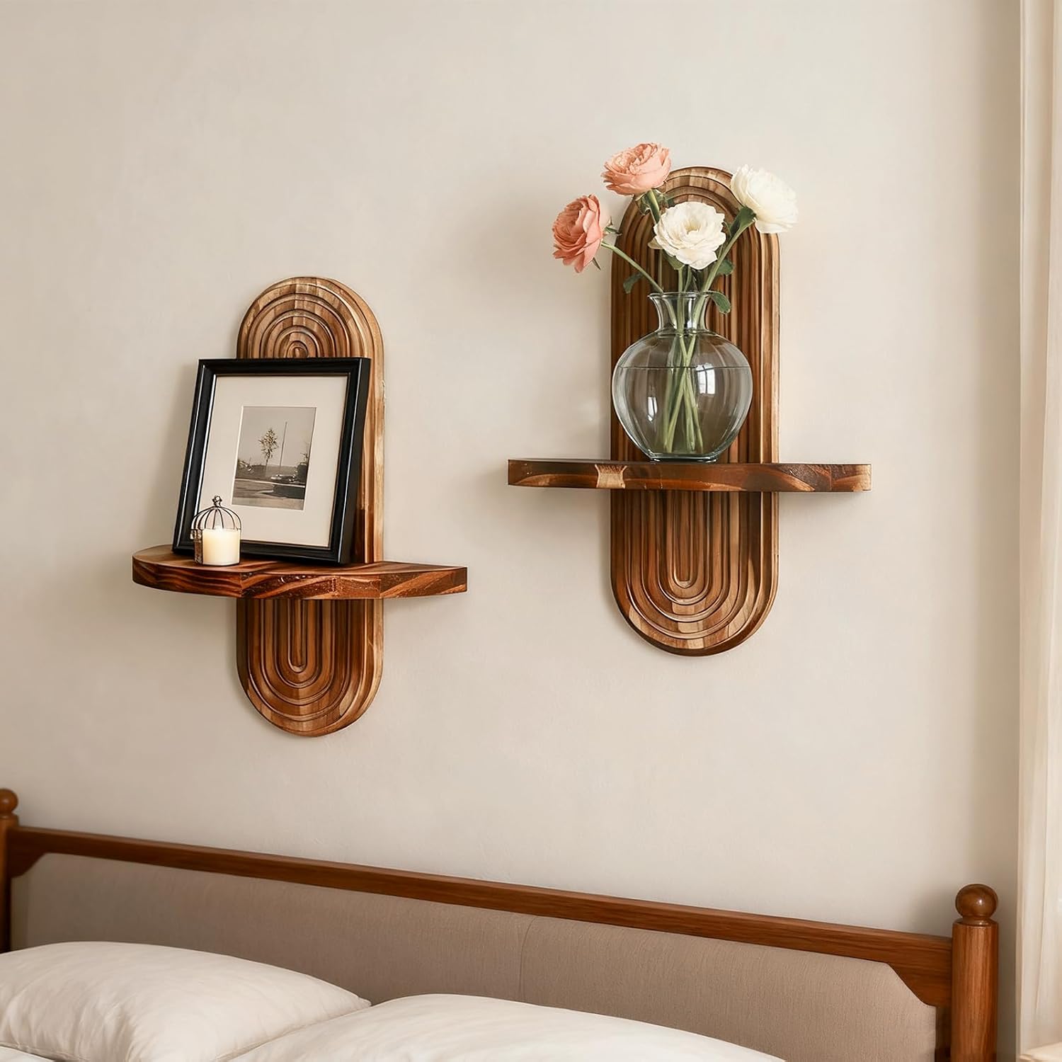 Floating Shelves / 1 Dark Brown / Set of 2