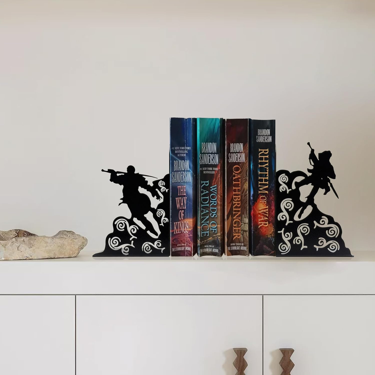 Sturdy Metal Bookends / Fantasy Bookends