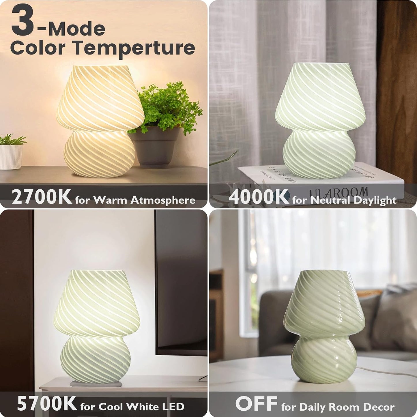 Free Dimming Nights Light / Stripegreen