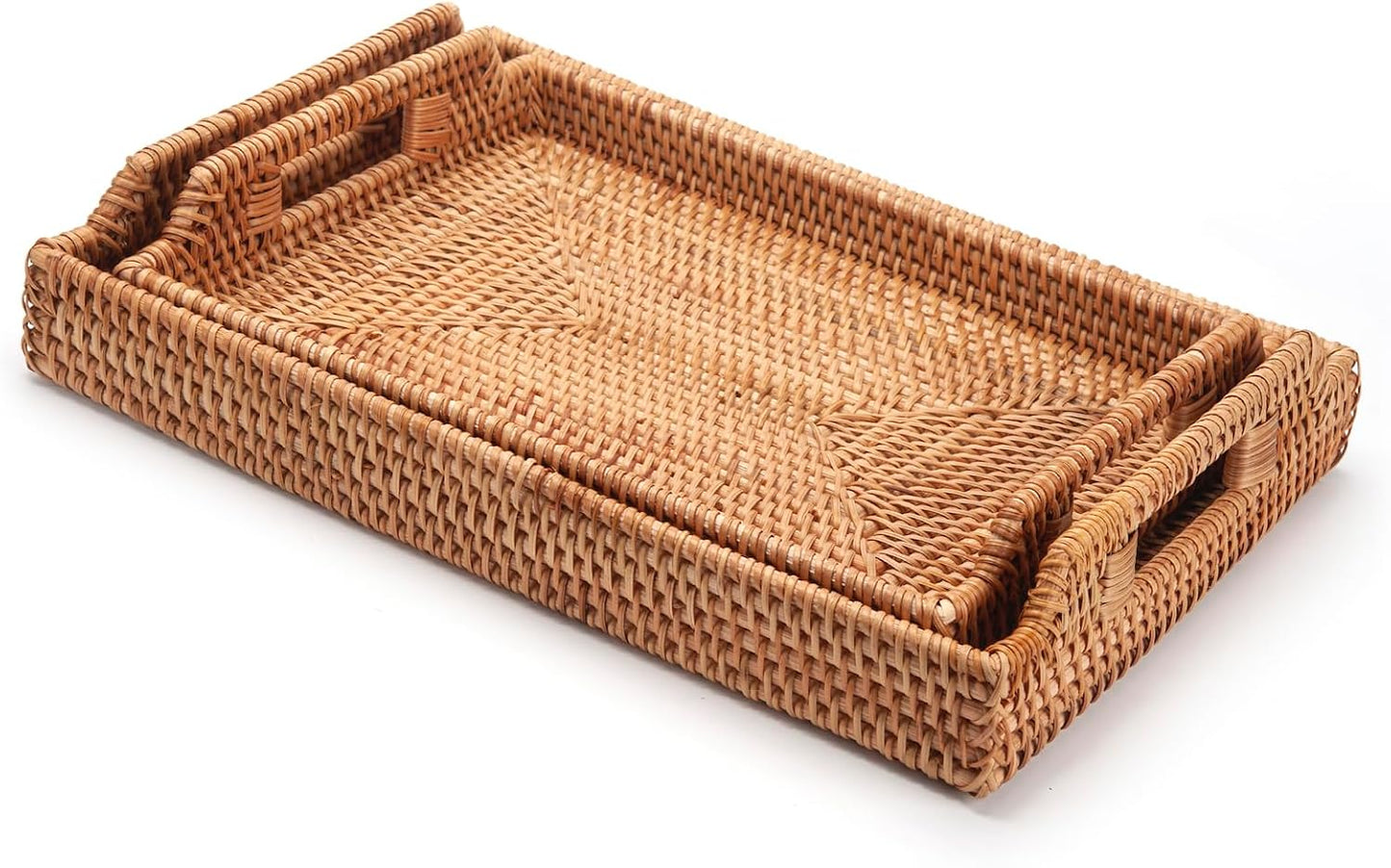 Hand Woven Tray / 14.5 x 10.2 x 1.4