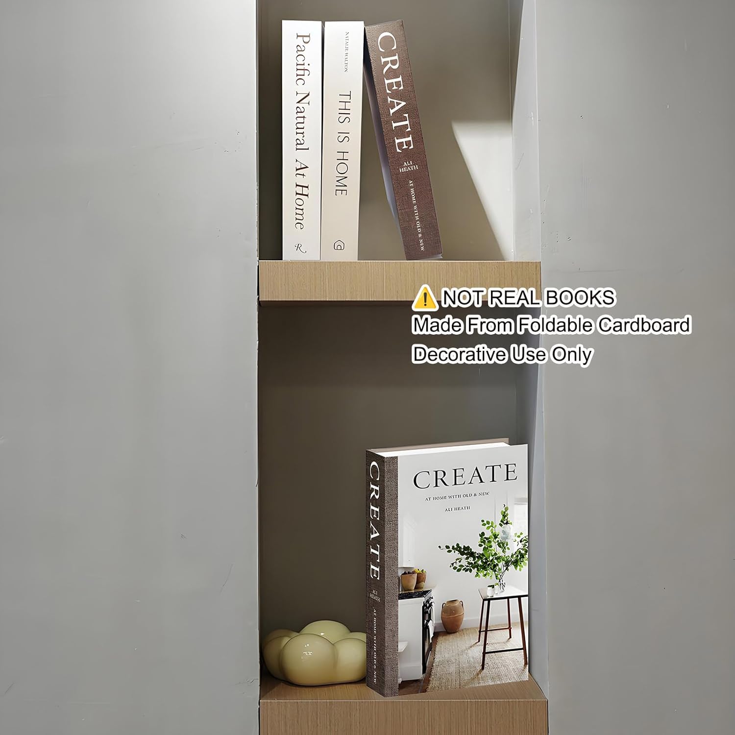 Faux Decorative Books / This Is Home