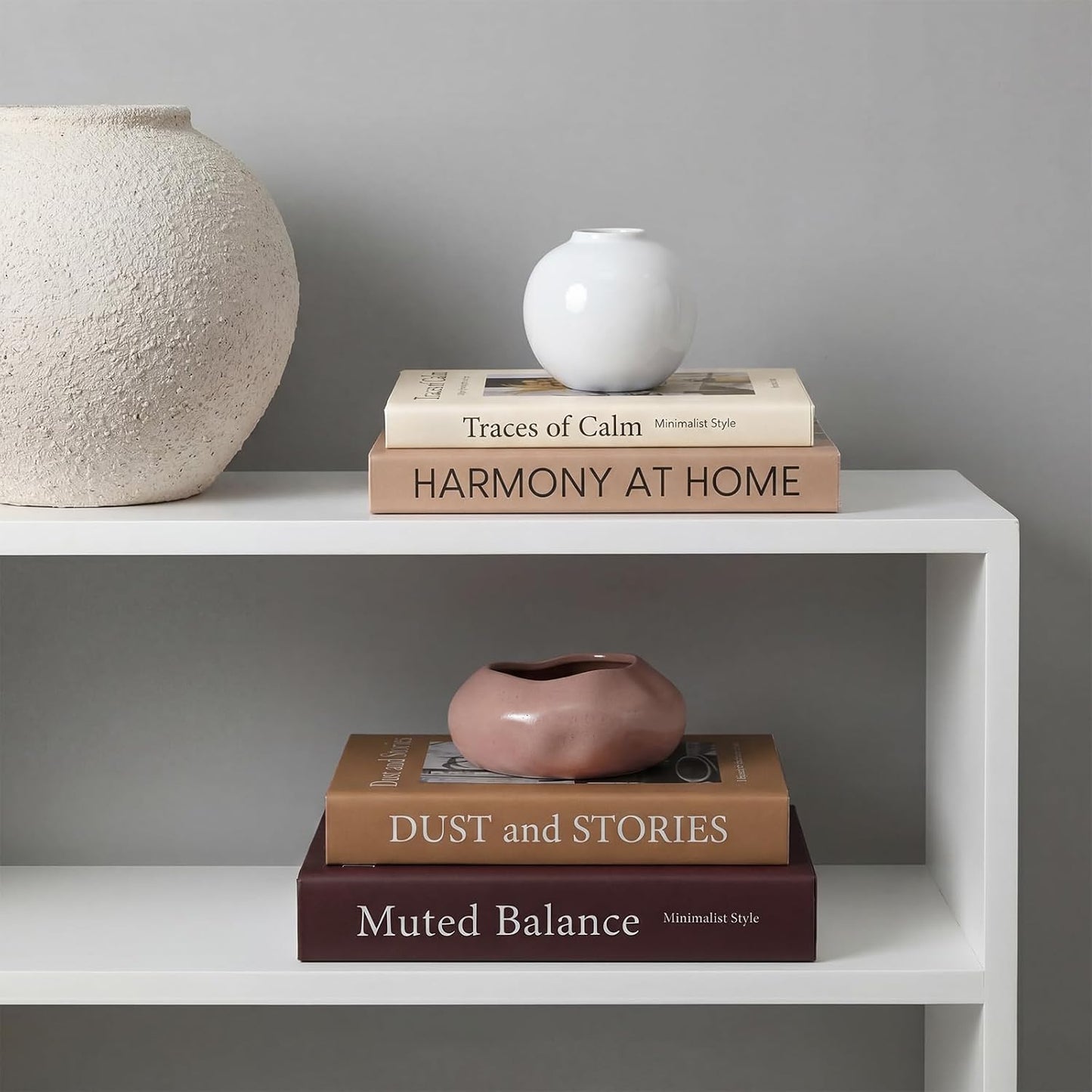 Decorative Books / Warm / Brown Series / Set of 8