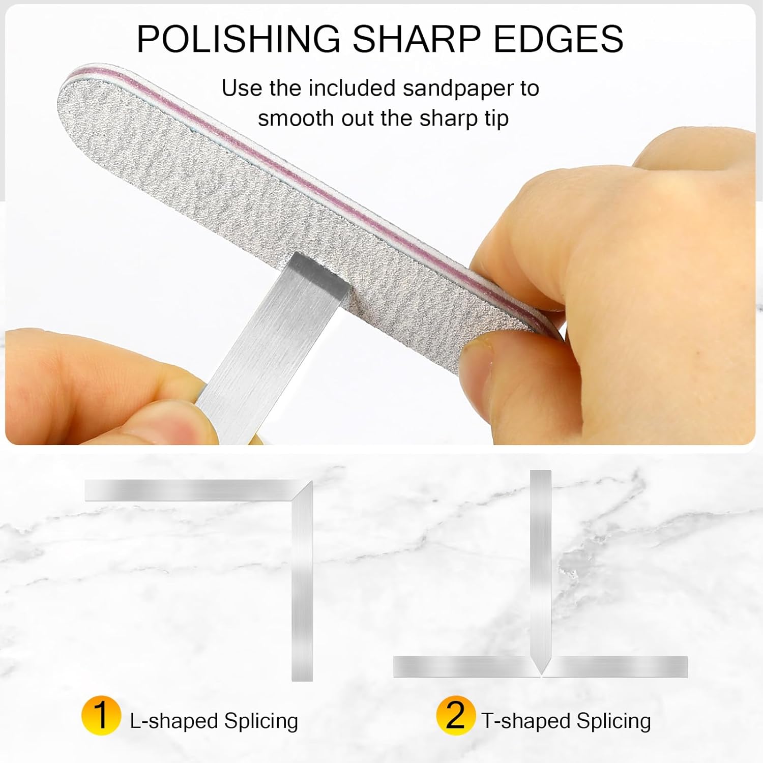 Ft Metal Molding Trim Peel and Stick / 36.09ftx0.8in / Brushed Silver / 0.8 x 26