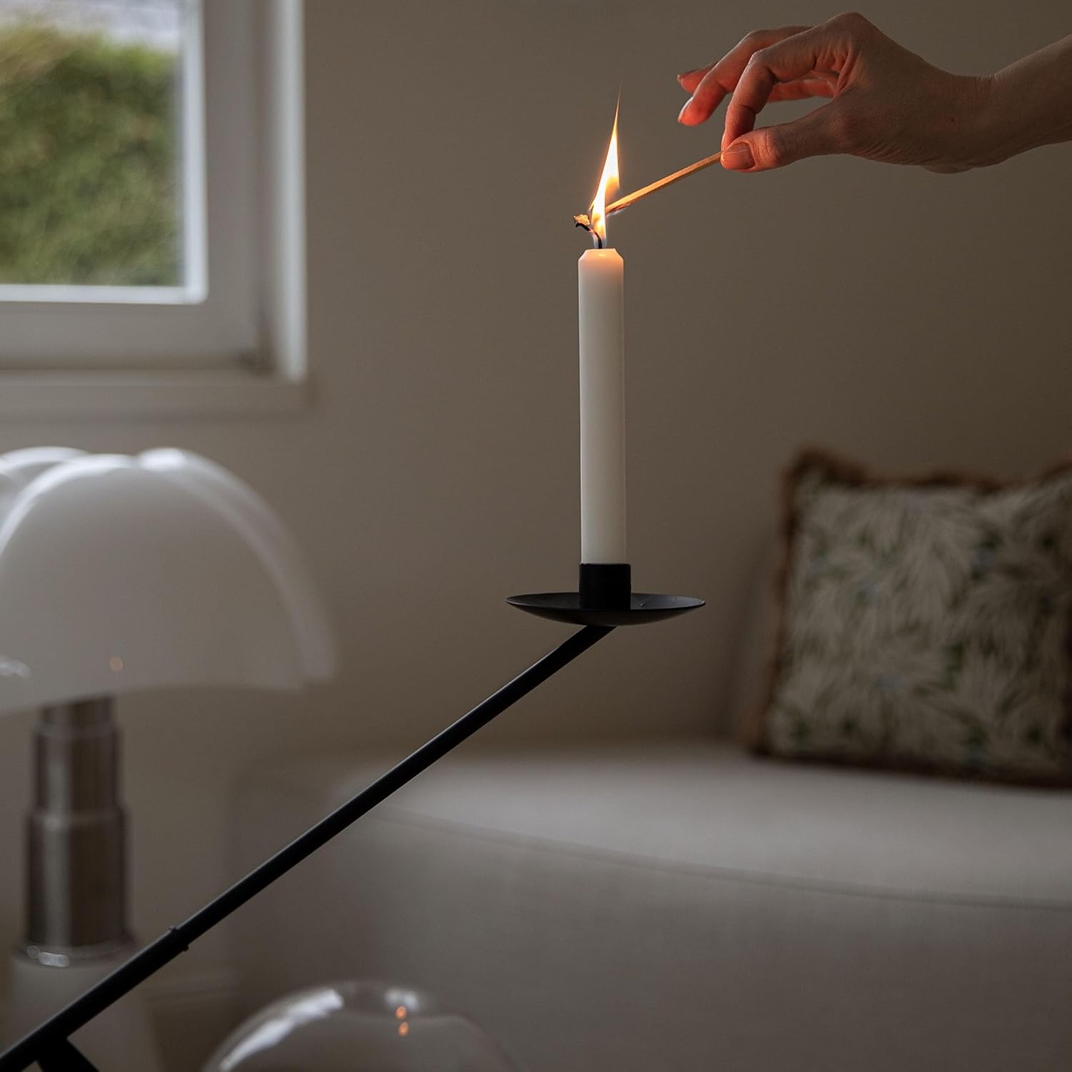 Black Metal Modern Candle Holder Candlestick Holders Decorative Candle Stand, Tapered Candle Holders Home Decoration 19