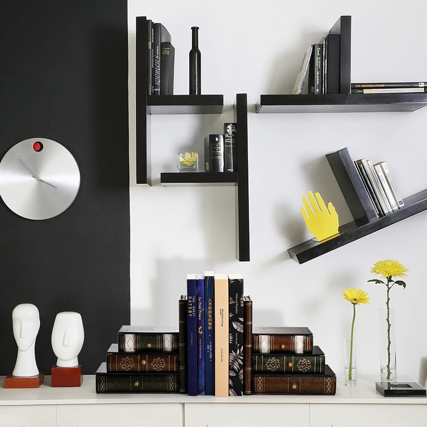 Wood Bookends / Decorative Bookends