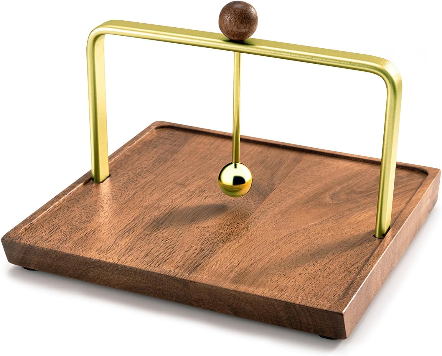 Wood Napkin Holder / Gold