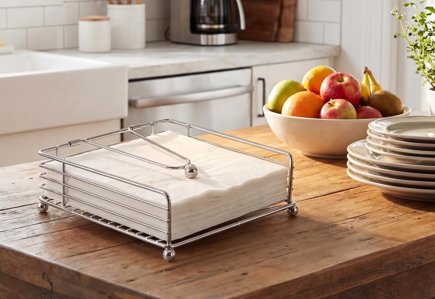 Napkin Holder / Square Cocktail Paper Holder of Elegant