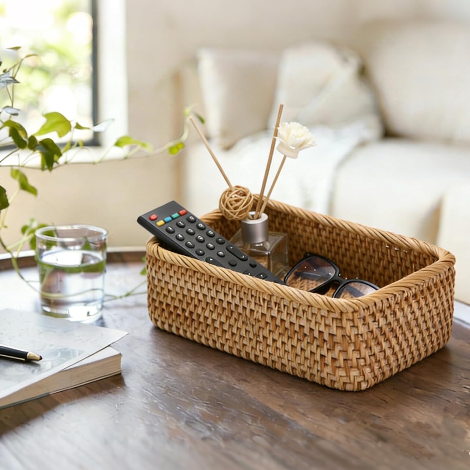 Small Remote Basket / 9.6'' x 6.5'' x 3.1