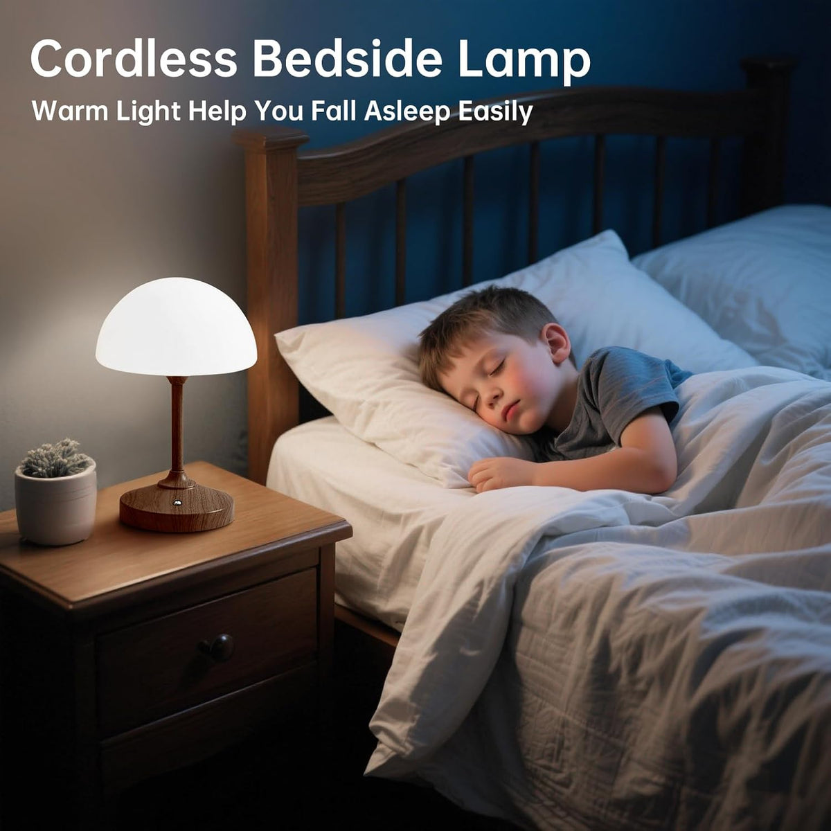 Mushroom Lamp Cordless Lamp Table Lamp,Outdoor Waterproof Shower Lamps,5000mAh Rechargeble Battery Operated Dimmable