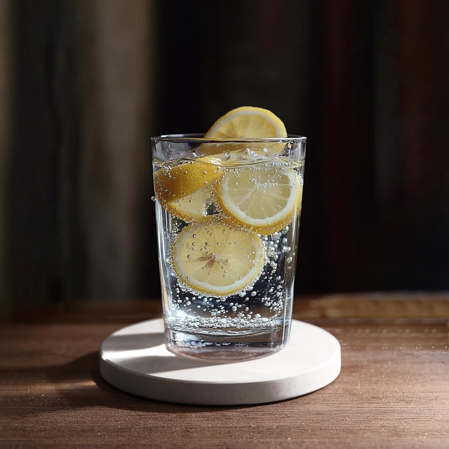 Limestone Water Absorbing Marble Coaster Set / Set of 6