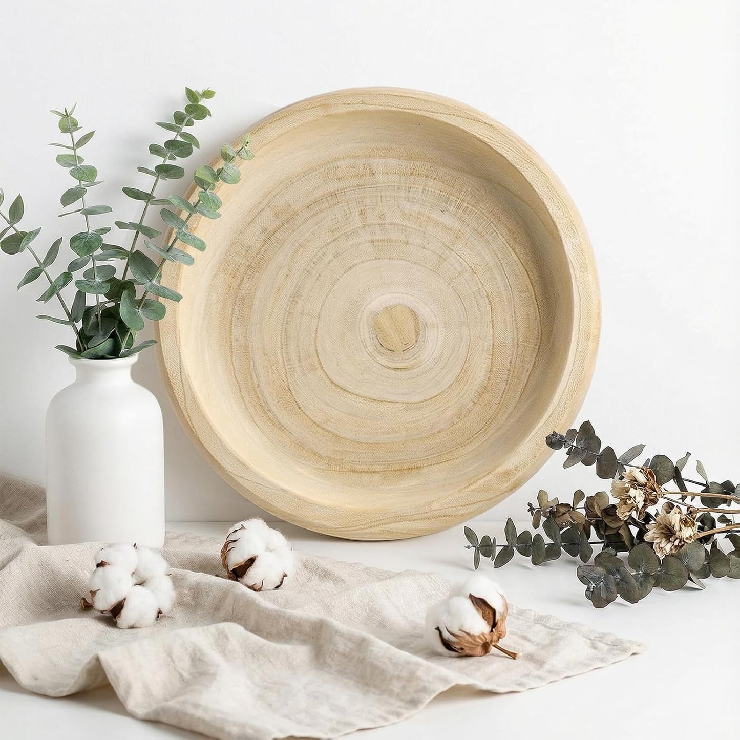Paulownia Wood Bowl / Natural / 11 Inch
