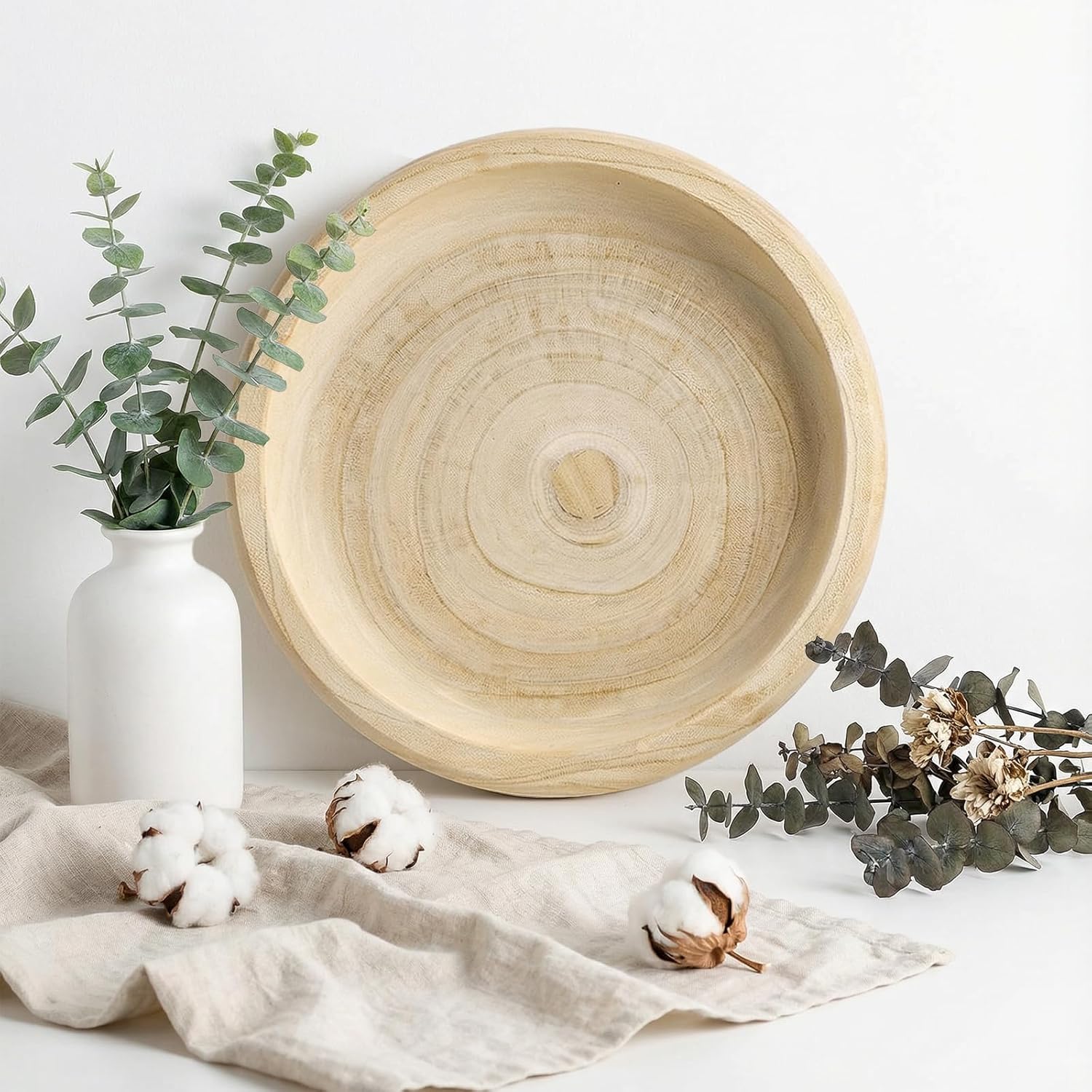 Paulownia Wood Bowl / Natural / 11 Inch