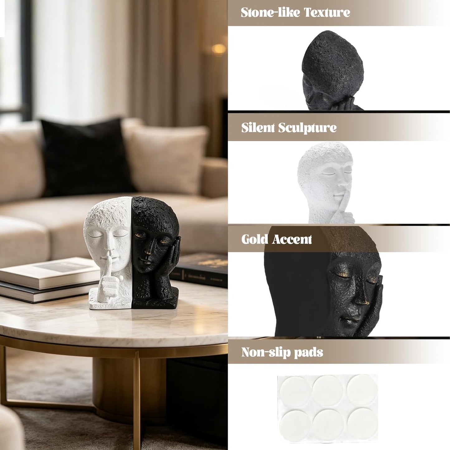 Modern Book Holder / Black & White