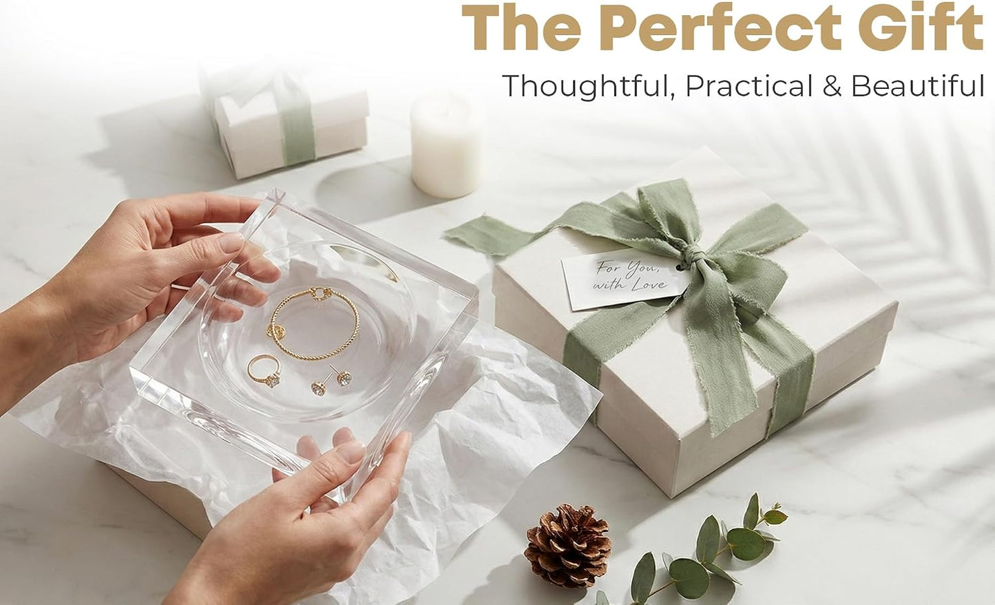 Acrylic Catchall Tray / Clear