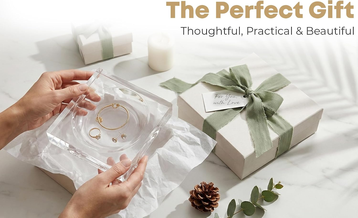 Acrylic Catchall Tray / Clear