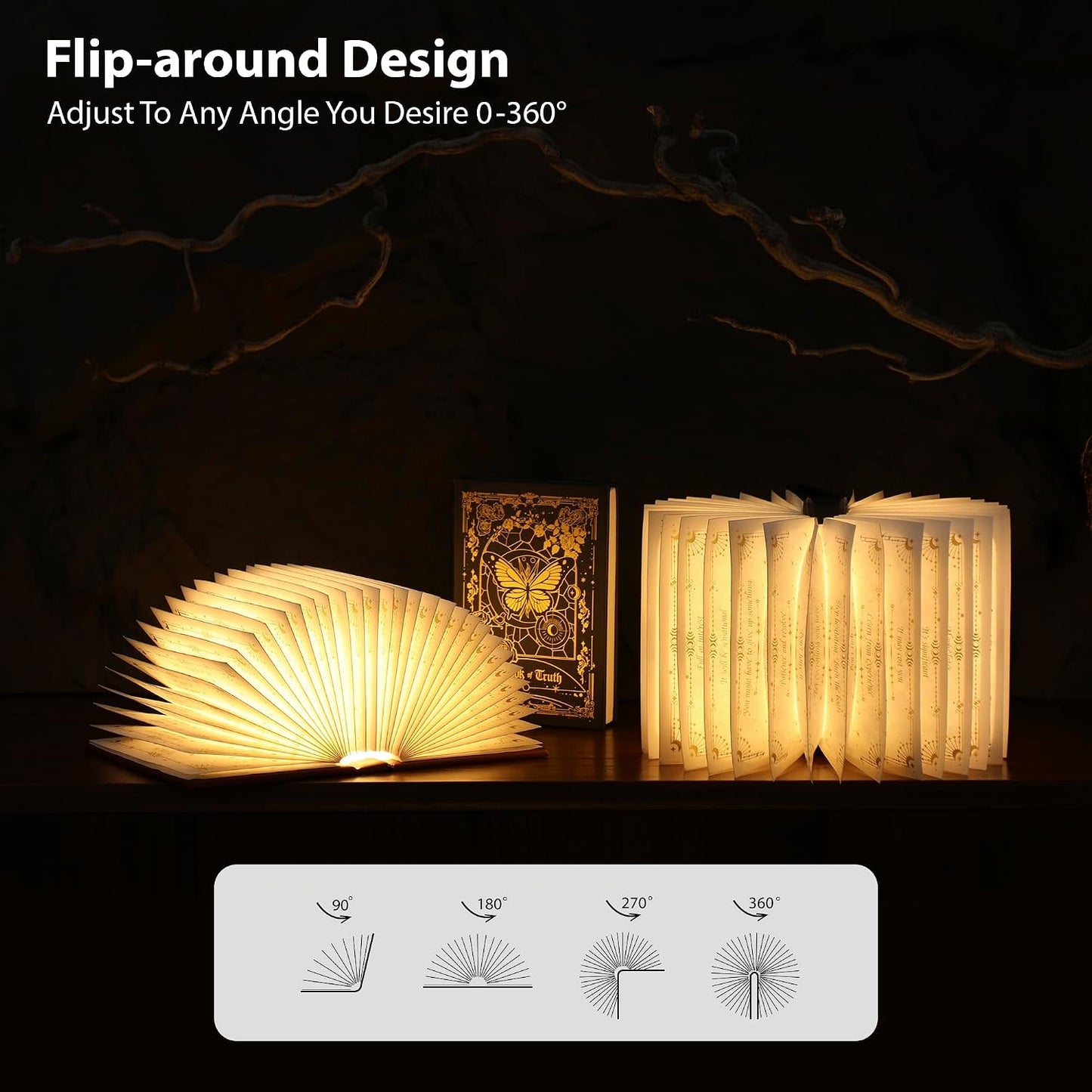 Foldable Paper lamp / Black