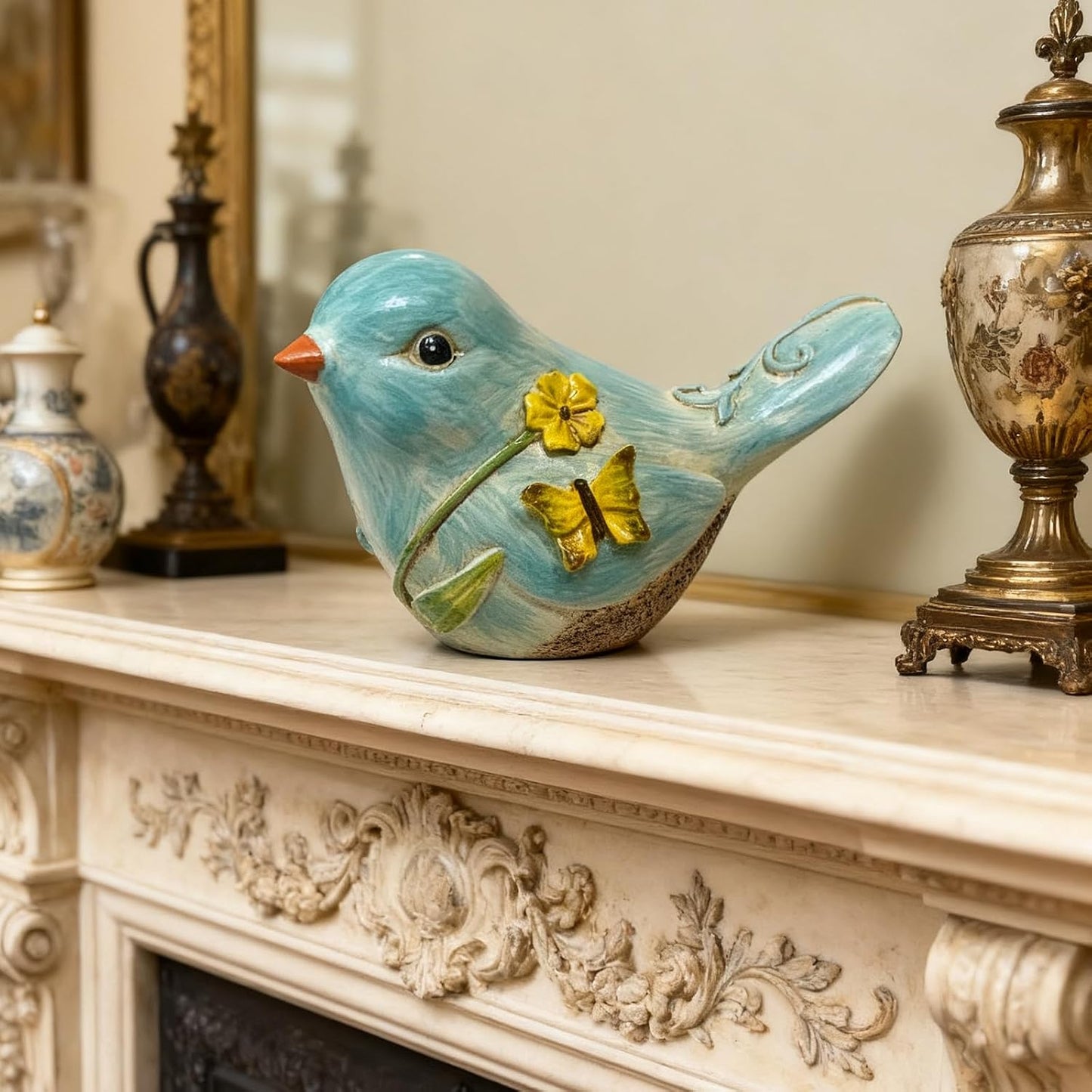 Statues Decorative Objects / Blue / 4.3 Inch