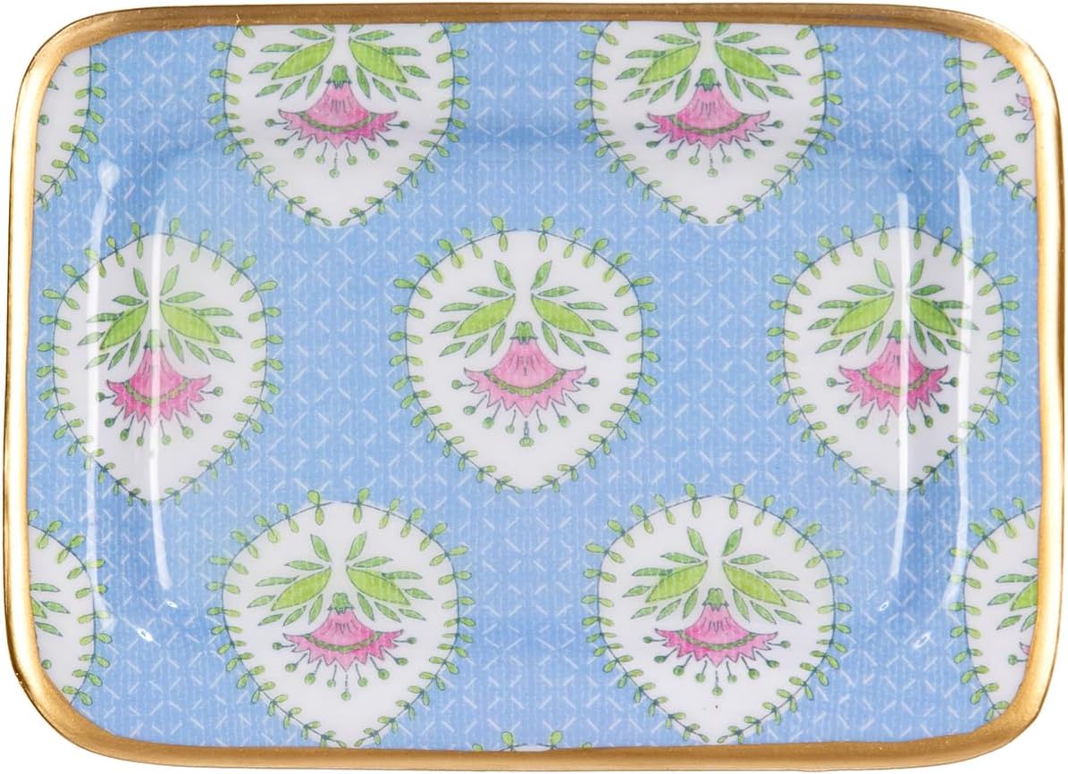 Jaye’s Studio Decorative Trinket Tray / Multicolor / Rectangular / Blue