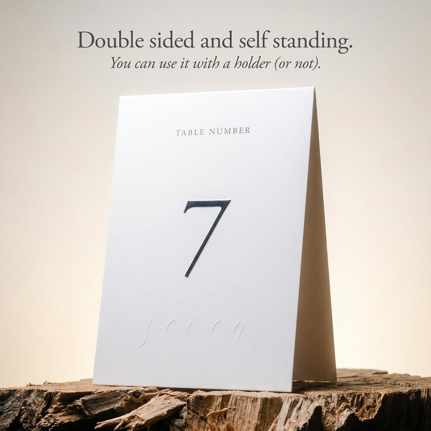 SIKO Wedding Table Numbers 1-30, Double-Sided 4x6 Inch Self-Standing Cards with Head Table Card, Black Gold Embossed