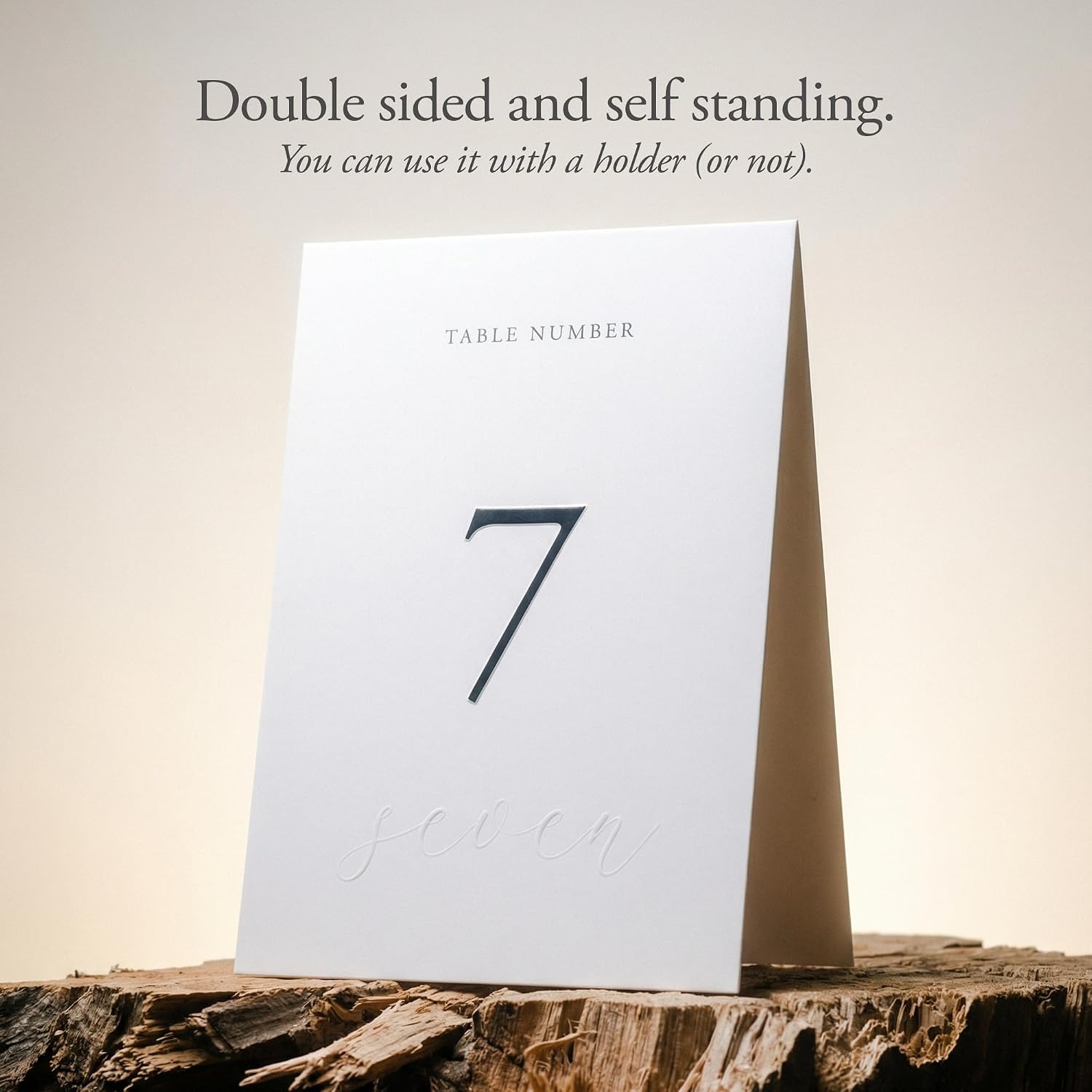 SIKO Wedding Table Numbers 1-30, Double-Sided 4x6 Inch Self-Standing Cards with Head Table Card, Black Gold Embossed
