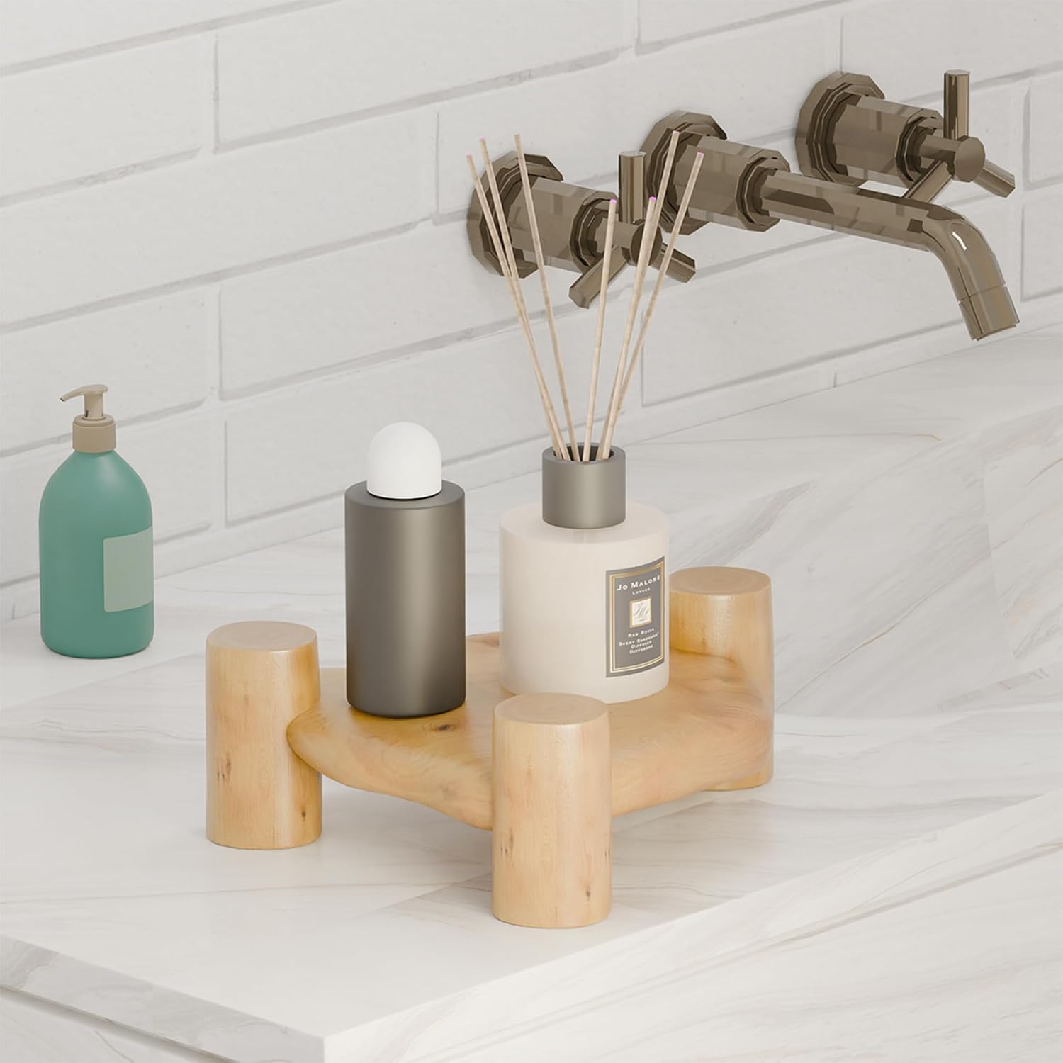 Round Risers Display Stands Wooden