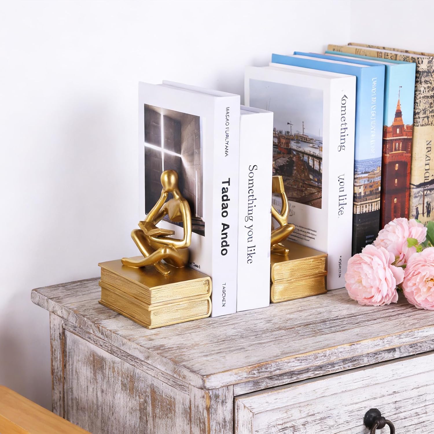 Unique Book Stopper / Gold
