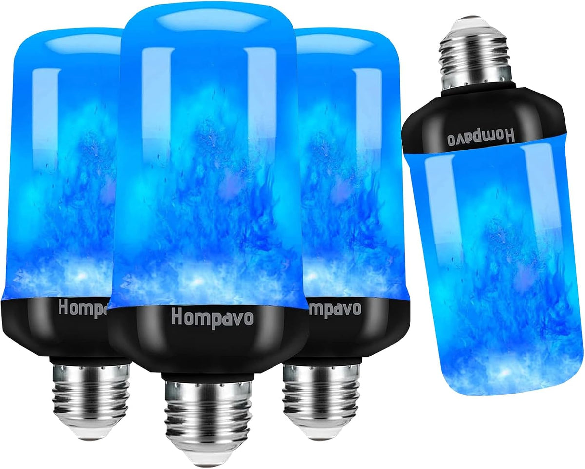 Hompavo 【Upgraded Flame Light Bulbs for Home Decor with Upside Down Effect