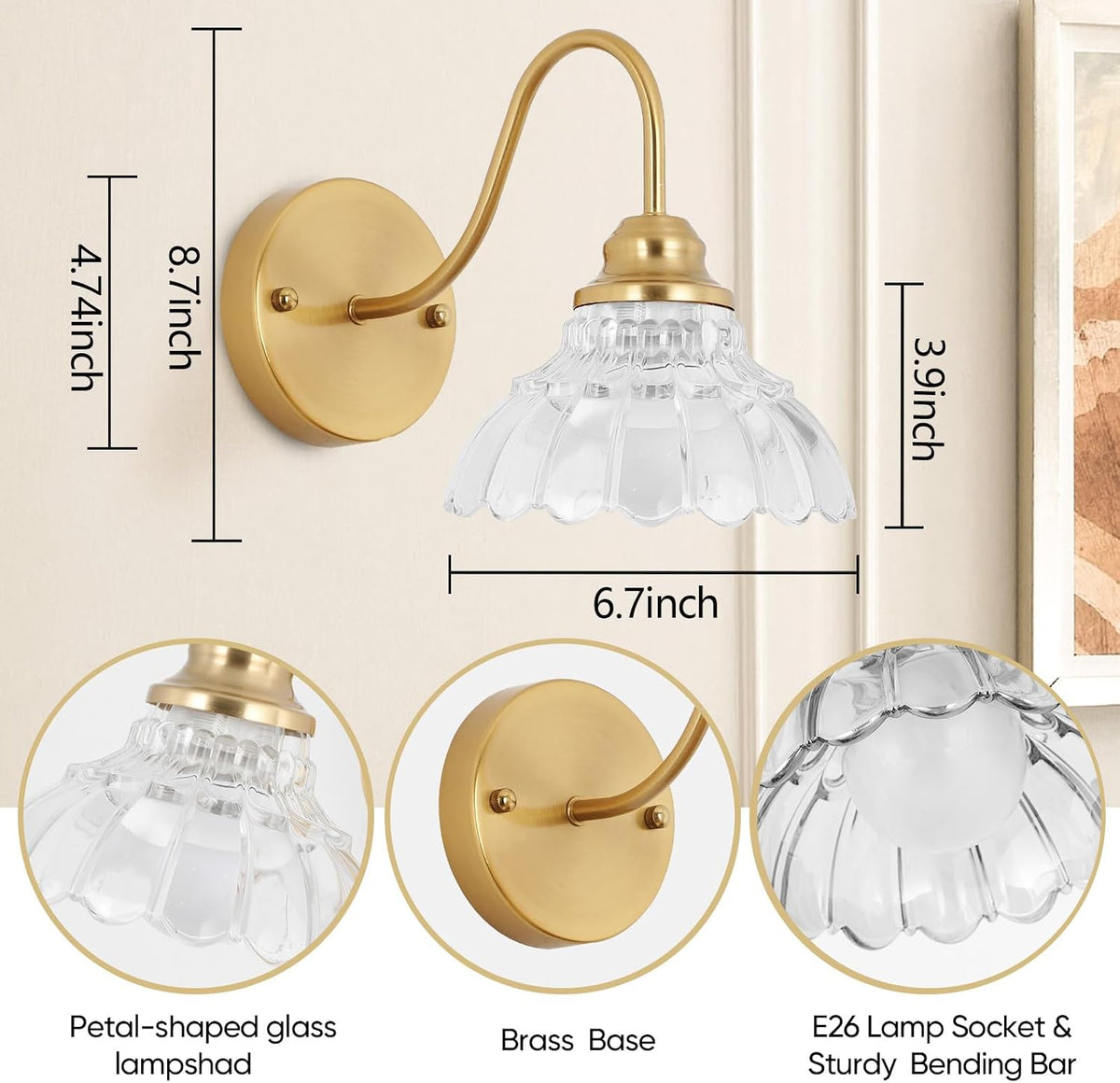 Vintage Battery Operated Wall Sconce,Wireless Wall Sconces Set of 2 with Remote,Rechargeable Wall Sconces Set of