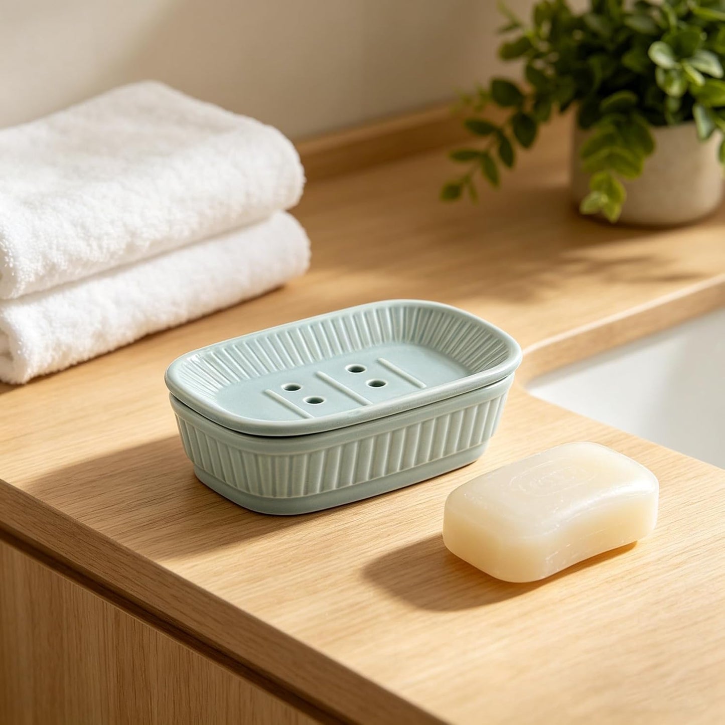 Bar Soap Holder / Ceramic Soap Dish