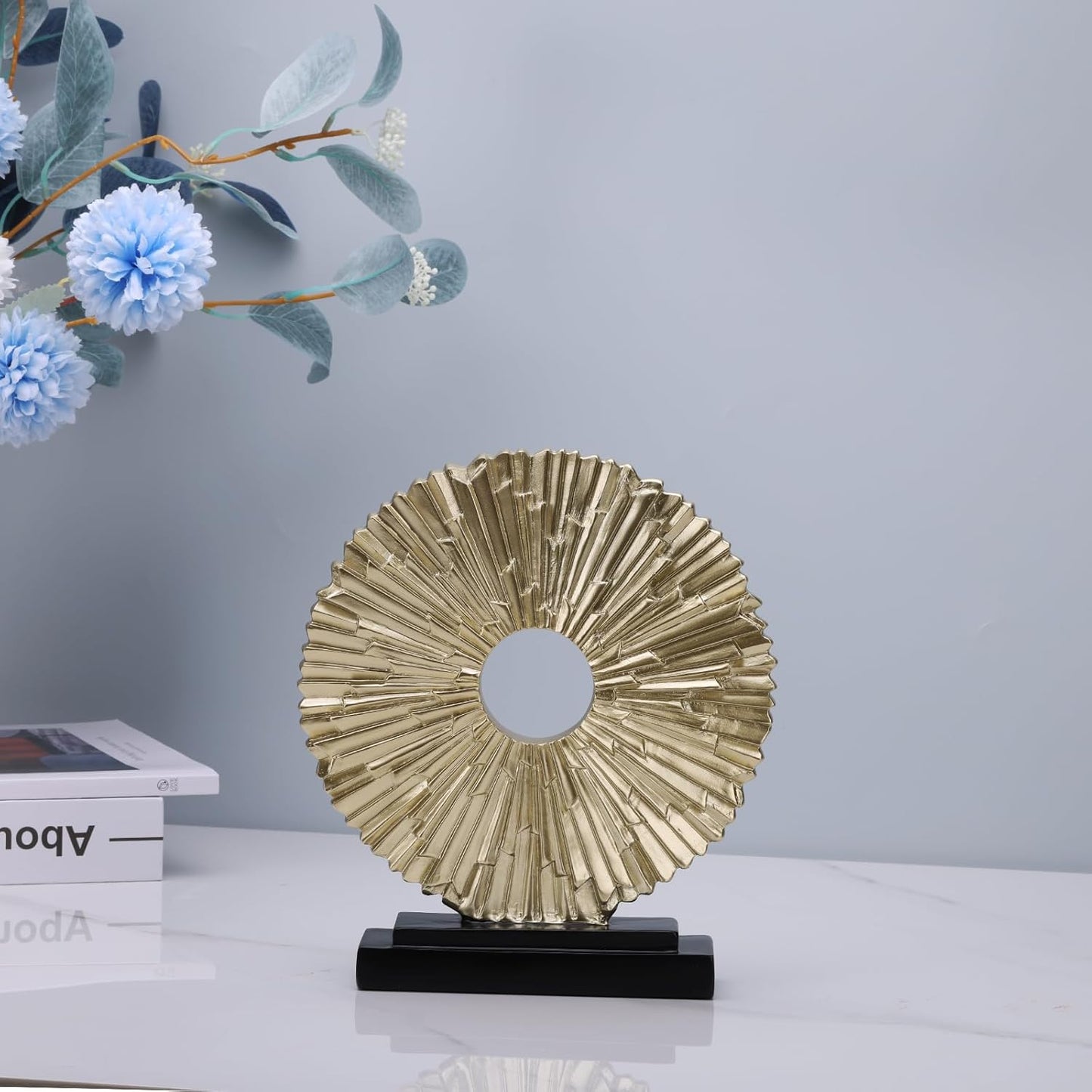 Unique Round line Statue / 96-gold